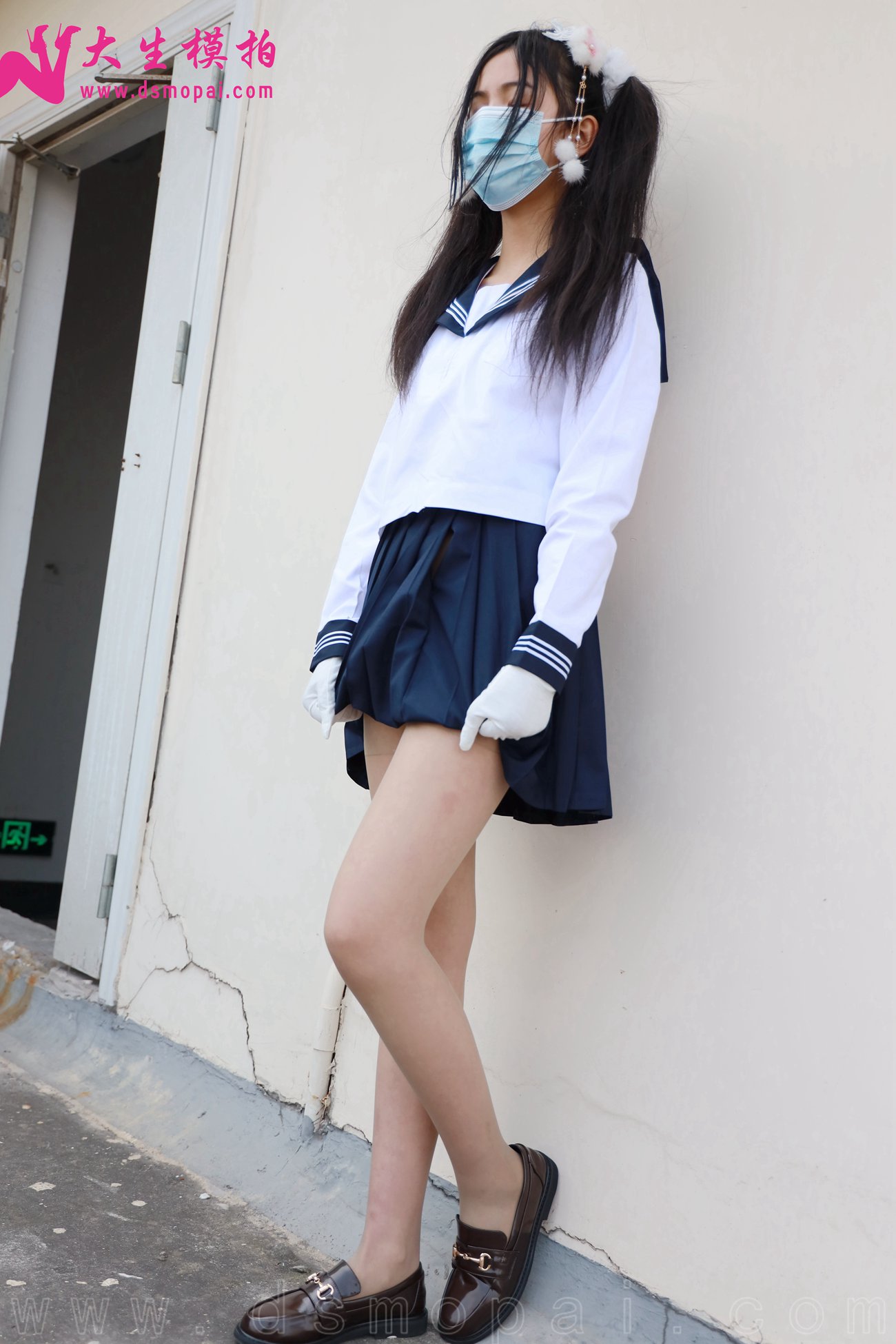 图片[22]-大生模拍 NO.269 梦梦 双马尾JK无内[63P] – 速更版-美库