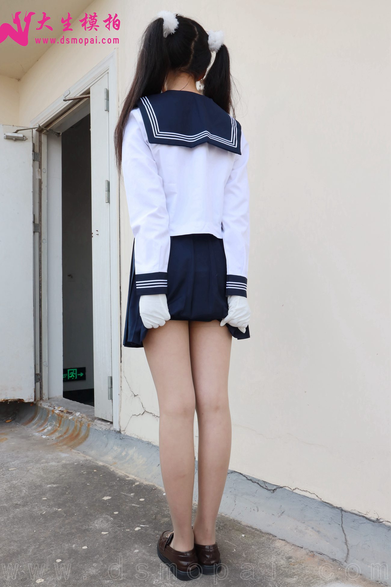 图片[29]-大生模拍 NO.269 梦梦 双马尾JK无内[63P] – 速更版-美库