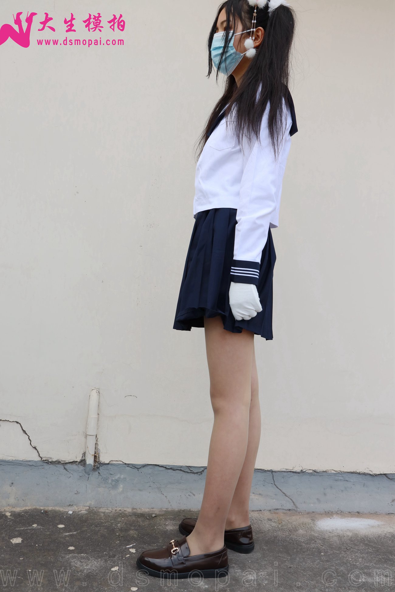 图片[31]-大生模拍 NO.269 梦梦 双马尾JK无内[63P] – 速更版-美库