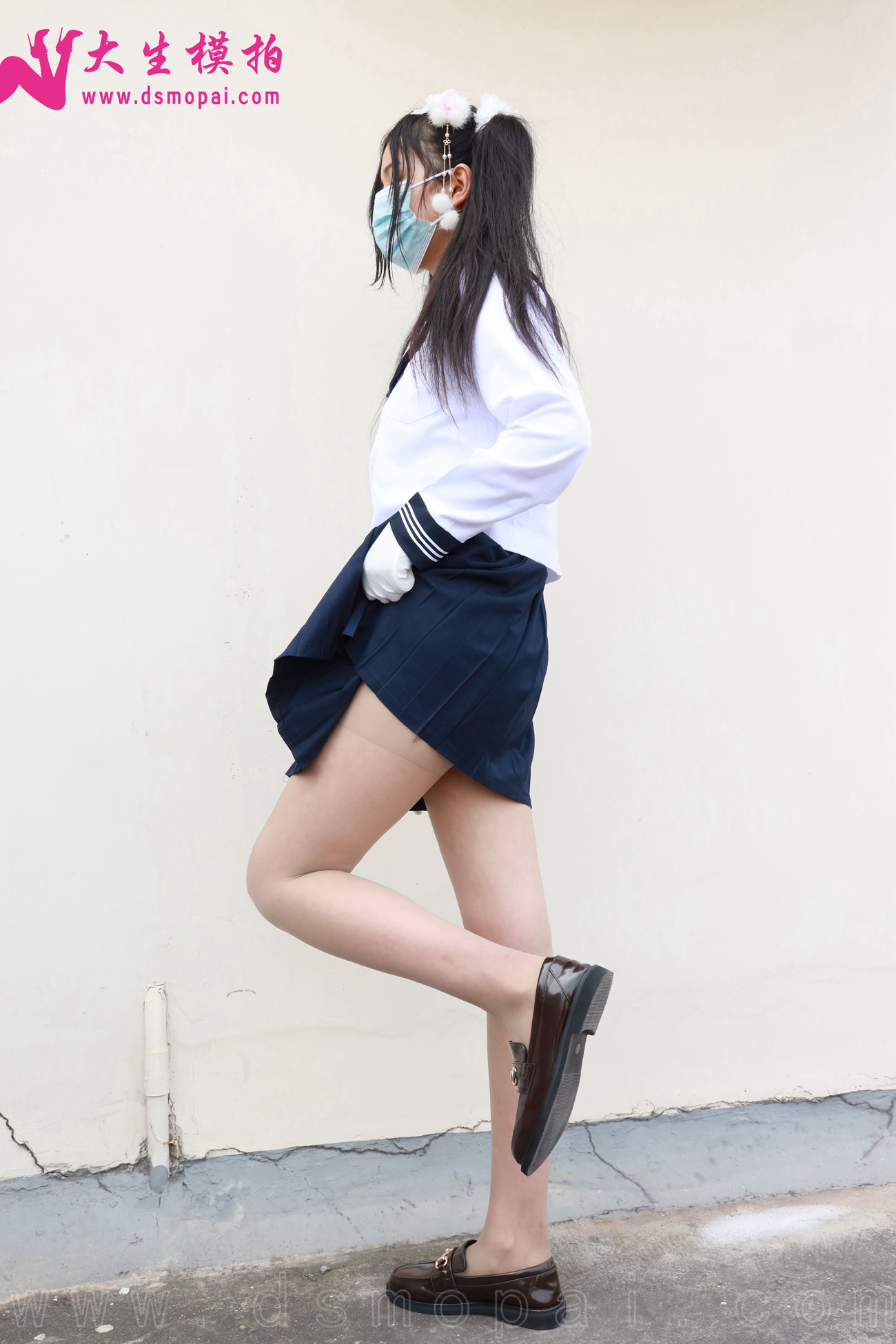 图片[33]-大生模拍 NO.269 梦梦 双马尾JK无内[63P] – 速更版-美库