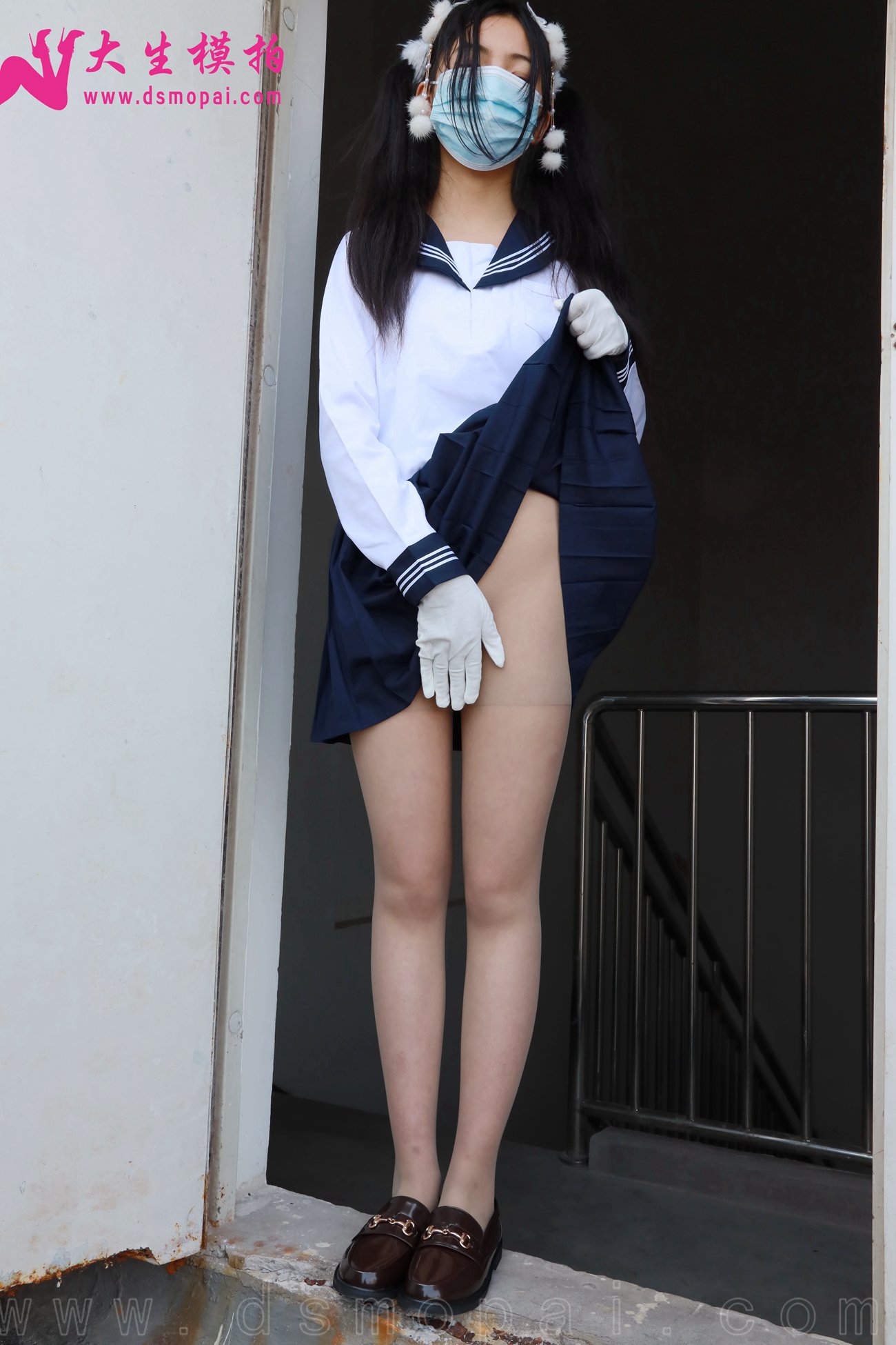 图片[41]-大生模拍 NO.269 梦梦 双马尾JK无内[63P] – 速更版-美库