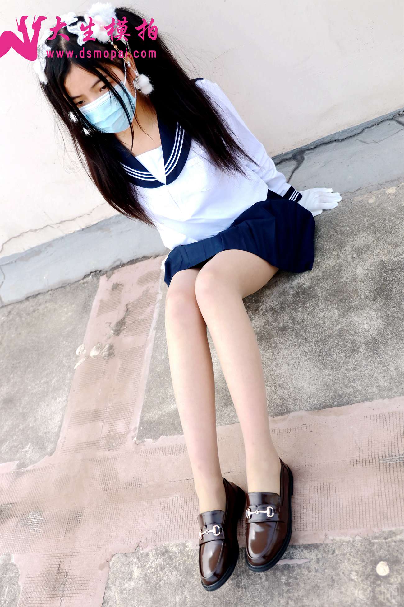 图片[55]-大生模拍 NO.269 梦梦 双马尾JK无内[63P] – 速更版-美库