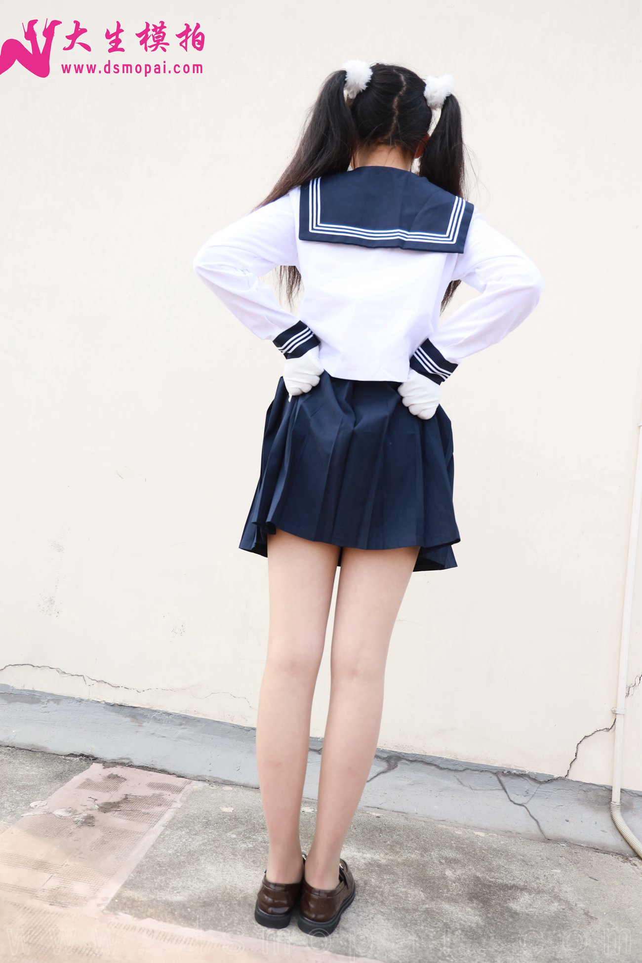 图片[59]-大生模拍 NO.269 梦梦 双马尾JK无内[63P] – 速更版-美库