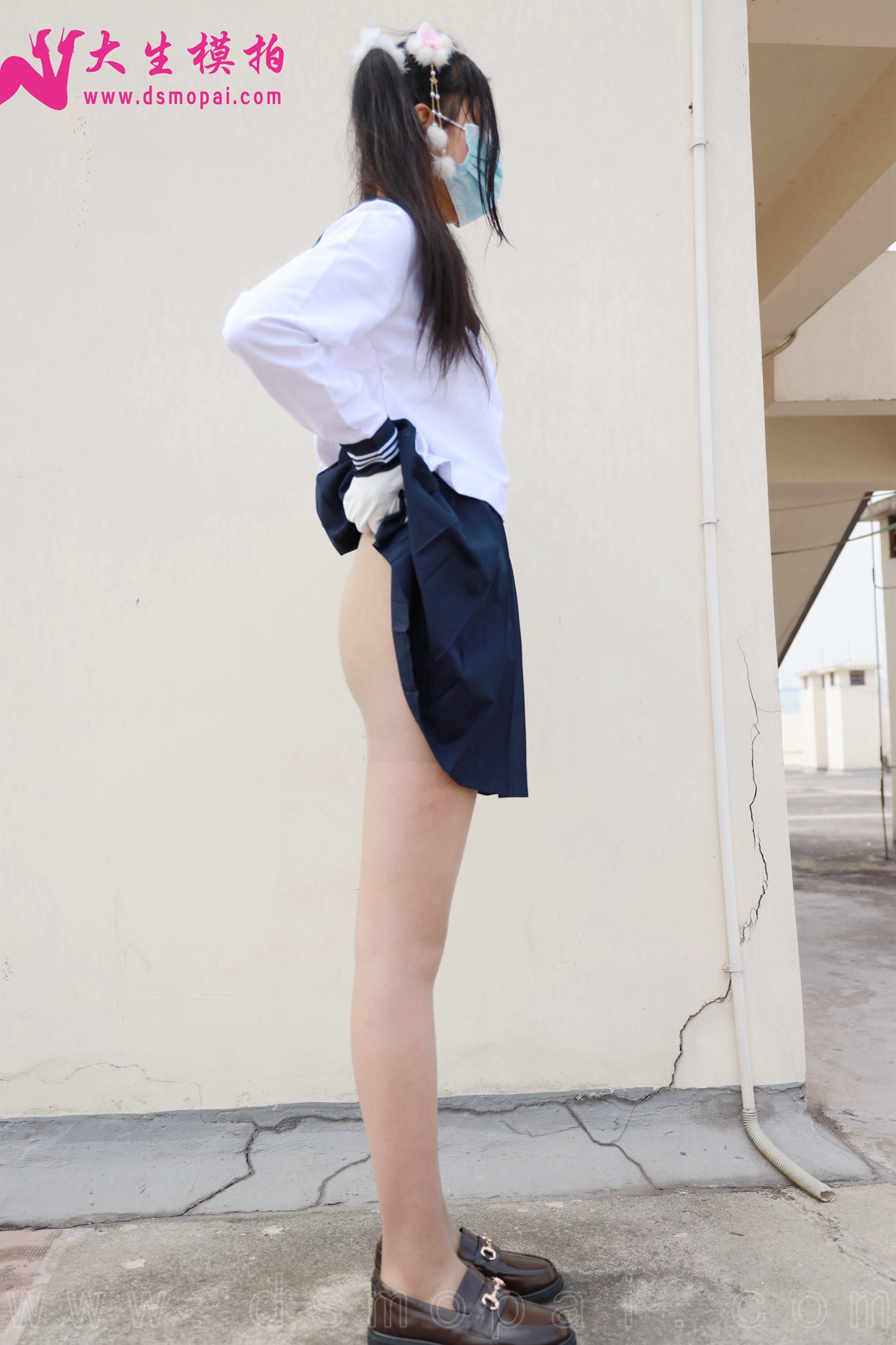 图片[64]-大生模拍 NO.269 梦梦 双马尾JK无内[63P] – 速更版-美库