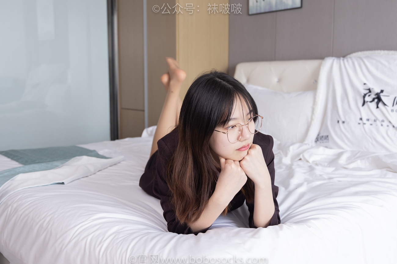 图片[95]-[BoBoSocks袜啵啵]NO.078 小甜豆-招行制服、平底鞋、灰丝[139P] – 速更版-美库