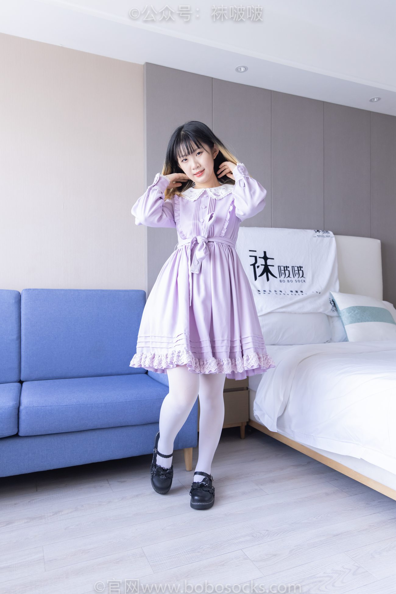 图片[10]-[BoBoSocks袜啵啵]NO.079 砂糖-皮鞋、厚白丝（花絮版）[140P] – 速更版-美库