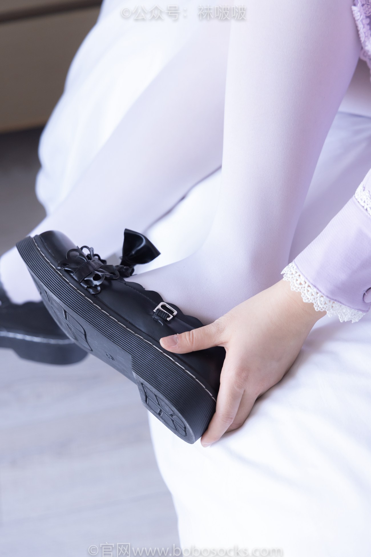 图片[26]-[BoBoSocks袜啵啵]NO.079 砂糖-皮鞋、厚白丝（花絮版）[140P] – 速更版-美库