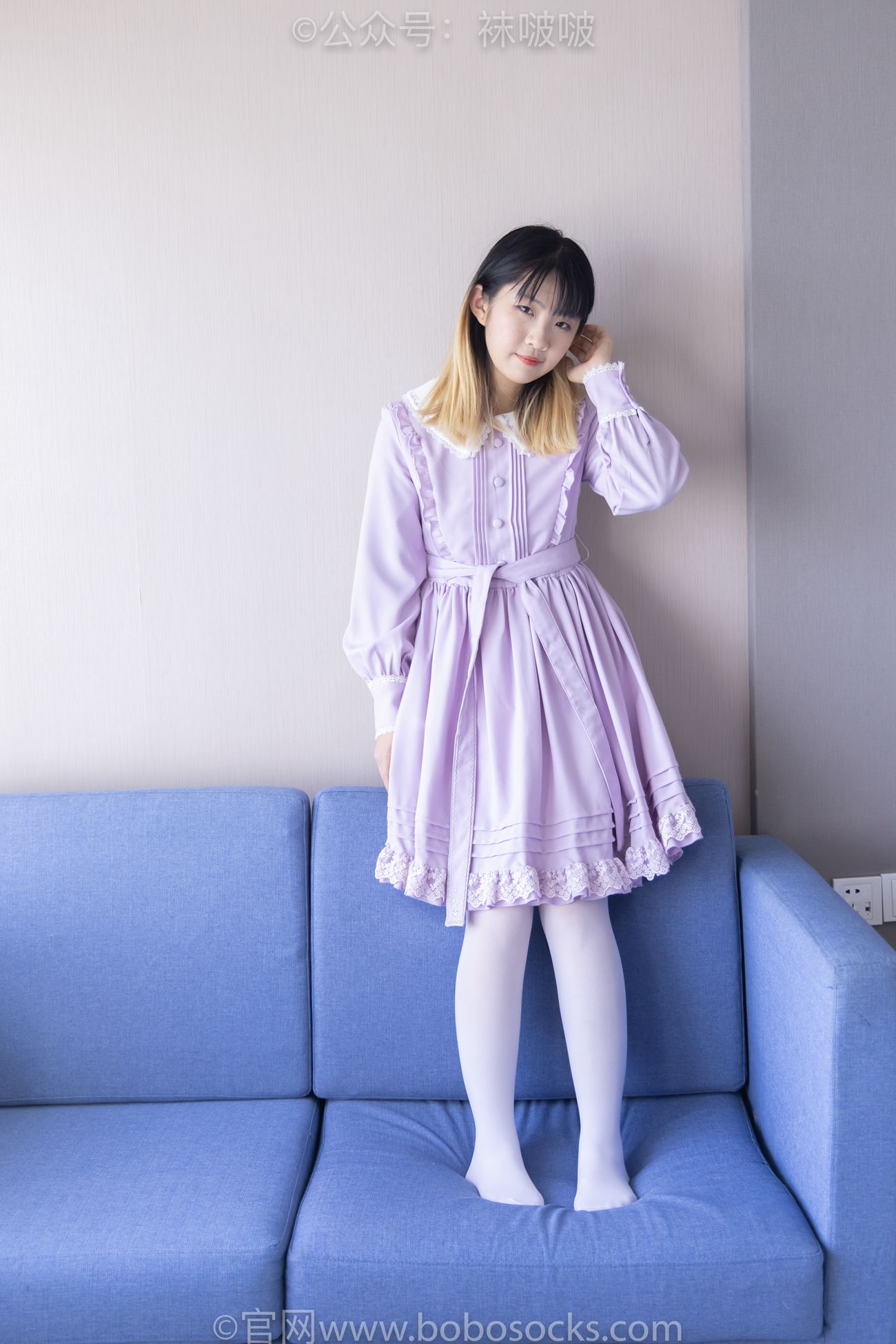 图片[130]-[BoBoSocks袜啵啵]NO.079 砂糖-皮鞋、厚白丝（花絮版）[140P] – 速更版-美库