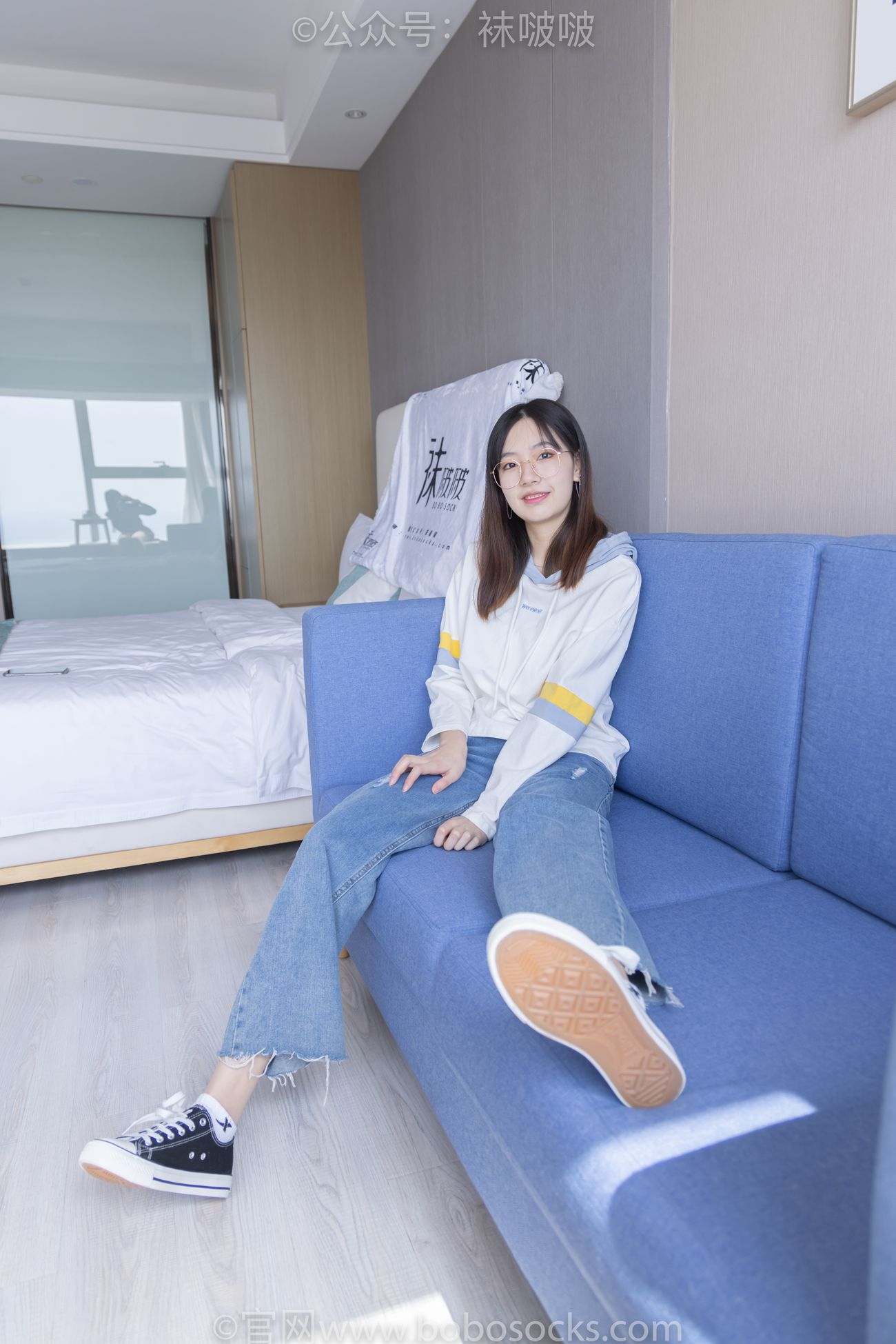 图片[14]-[BoBoSocks袜啵啵]NO.080 小甜豆-帆布鞋、白棉袜、肉丝（花絮版）[140P] – 速更版-美库