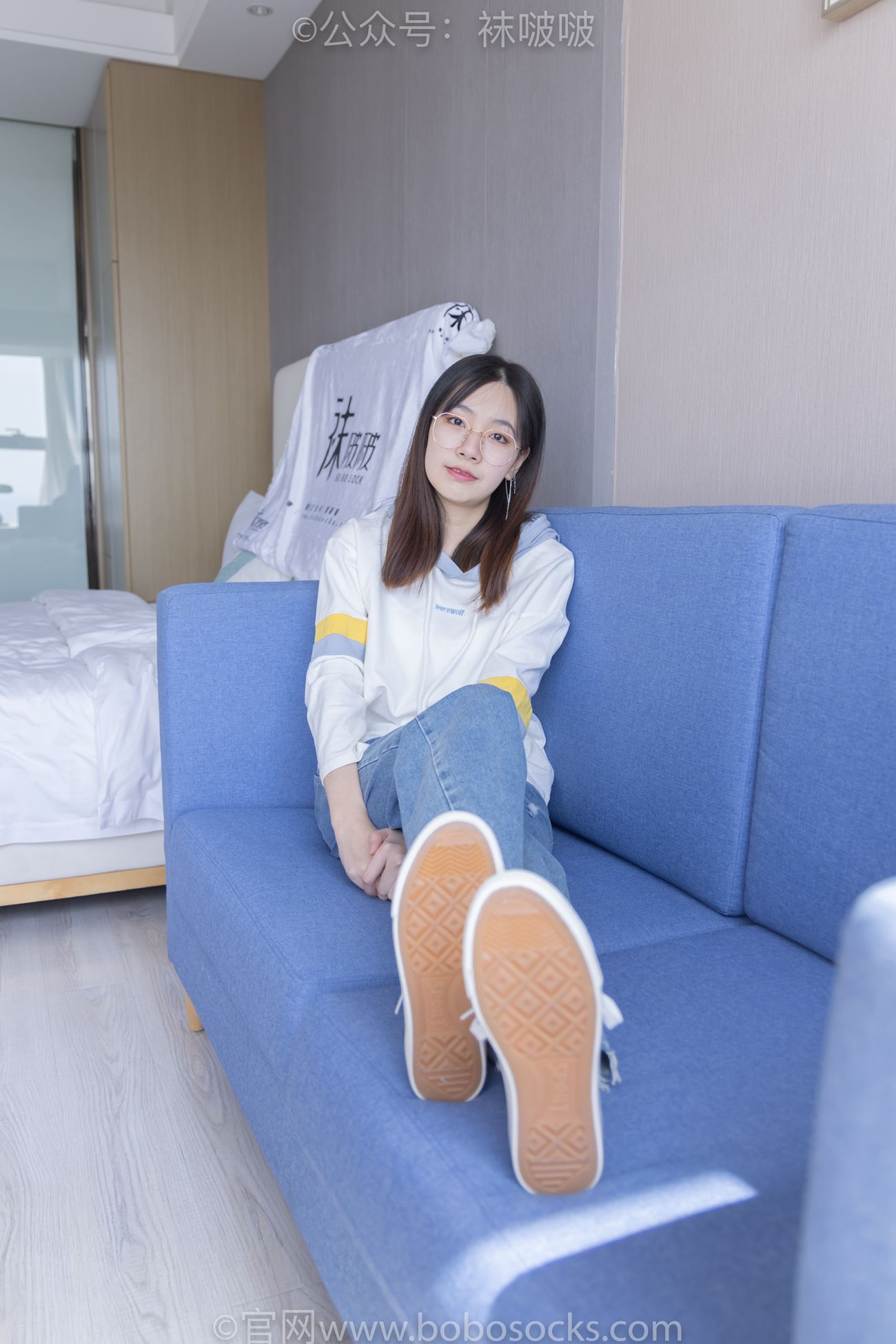 图片[16]-[BoBoSocks袜啵啵]NO.080 小甜豆-帆布鞋、白棉袜、肉丝（花絮版）[140P] – 速更版-美库