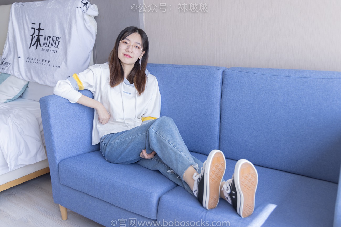 图片[18]-[BoBoSocks袜啵啵]NO.080 小甜豆-帆布鞋、白棉袜、肉丝（花絮版）[140P] – 速更版-美库