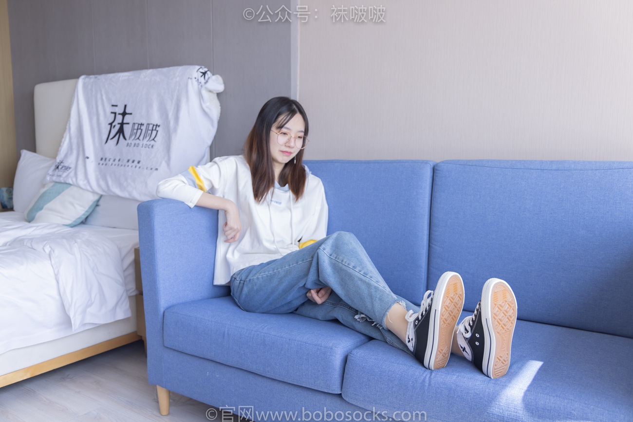 图片[19]-[BoBoSocks袜啵啵]NO.080 小甜豆-帆布鞋、白棉袜、肉丝（花絮版）[140P] – 速更版-美库