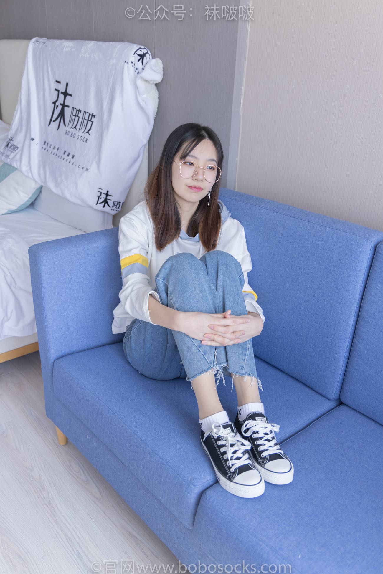 图片[22]-[BoBoSocks袜啵啵]NO.080 小甜豆-帆布鞋、白棉袜、肉丝（花絮版）[140P] – 速更版-美库