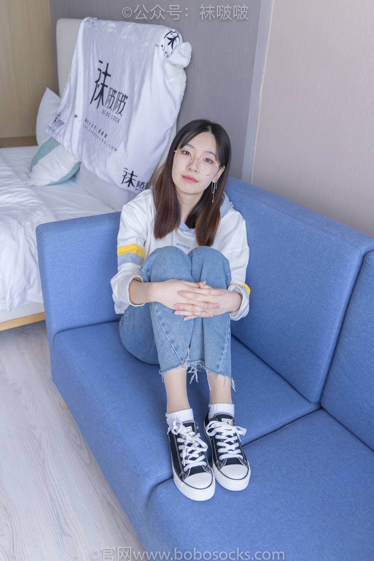 图片[23]-[BoBoSocks袜啵啵]NO.080 小甜豆-帆布鞋、白棉袜、肉丝（花絮版）[140P] – 速更版-美库
