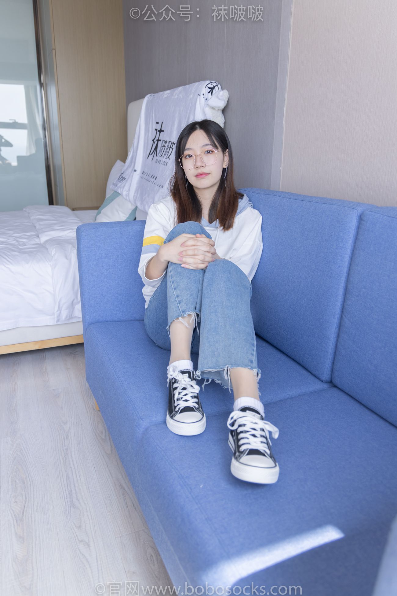 图片[25]-[BoBoSocks袜啵啵]NO.080 小甜豆-帆布鞋、白棉袜、肉丝（花絮版）[140P] – 速更版-美库