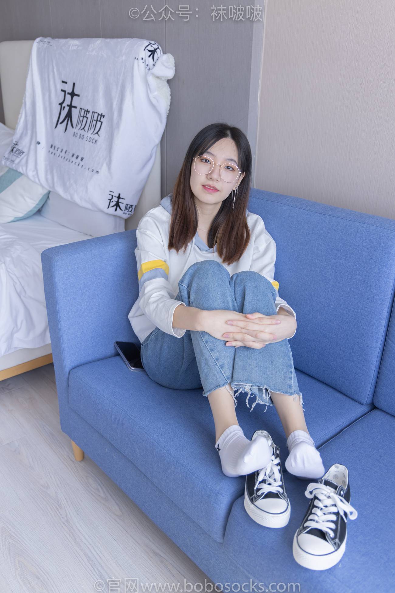 图片[35]-[BoBoSocks袜啵啵]NO.080 小甜豆-帆布鞋、白棉袜、肉丝（花絮版）[140P] – 速更版-美库