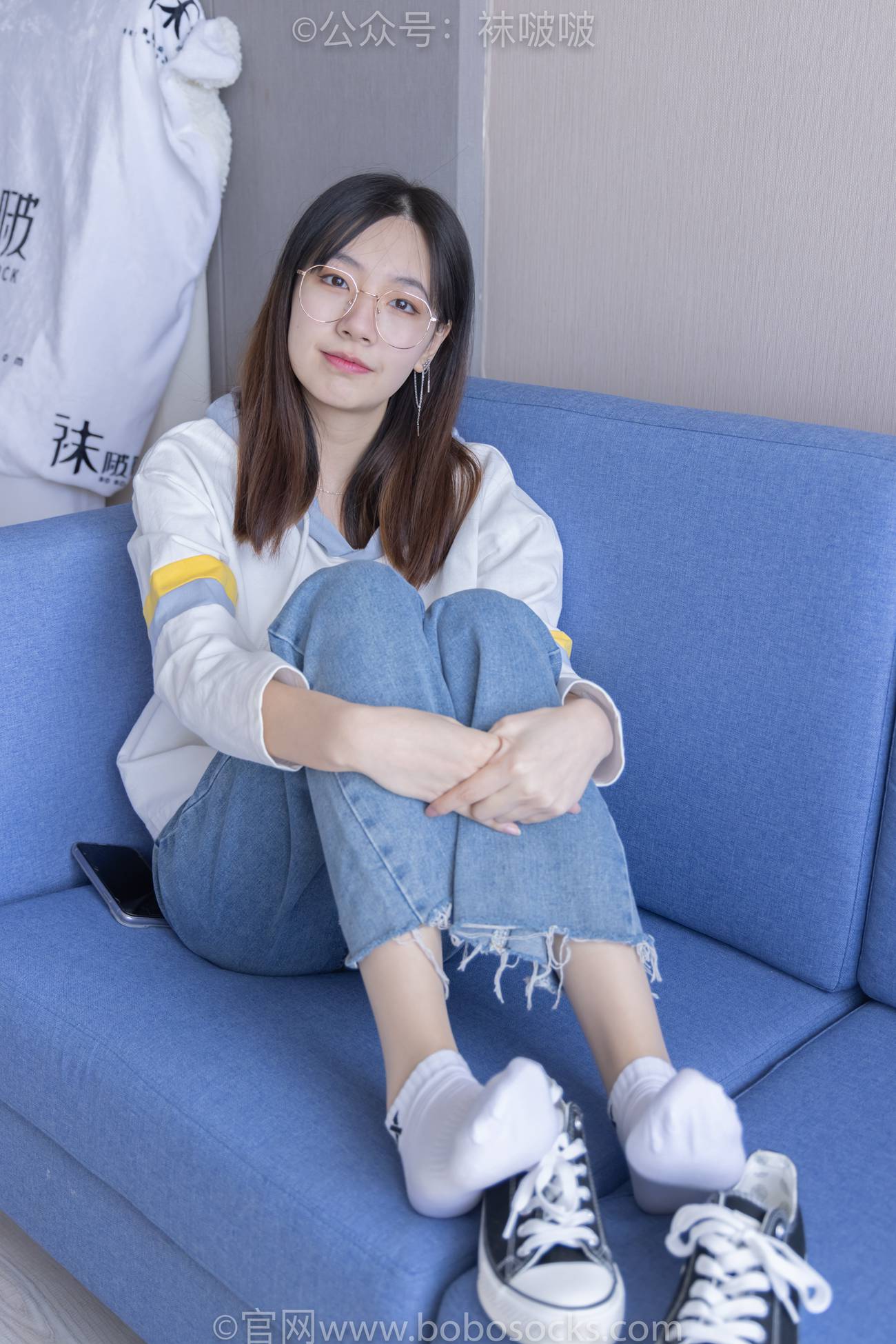 图片[36]-[BoBoSocks袜啵啵]NO.080 小甜豆-帆布鞋、白棉袜、肉丝（花絮版）[140P] – 速更版-美库