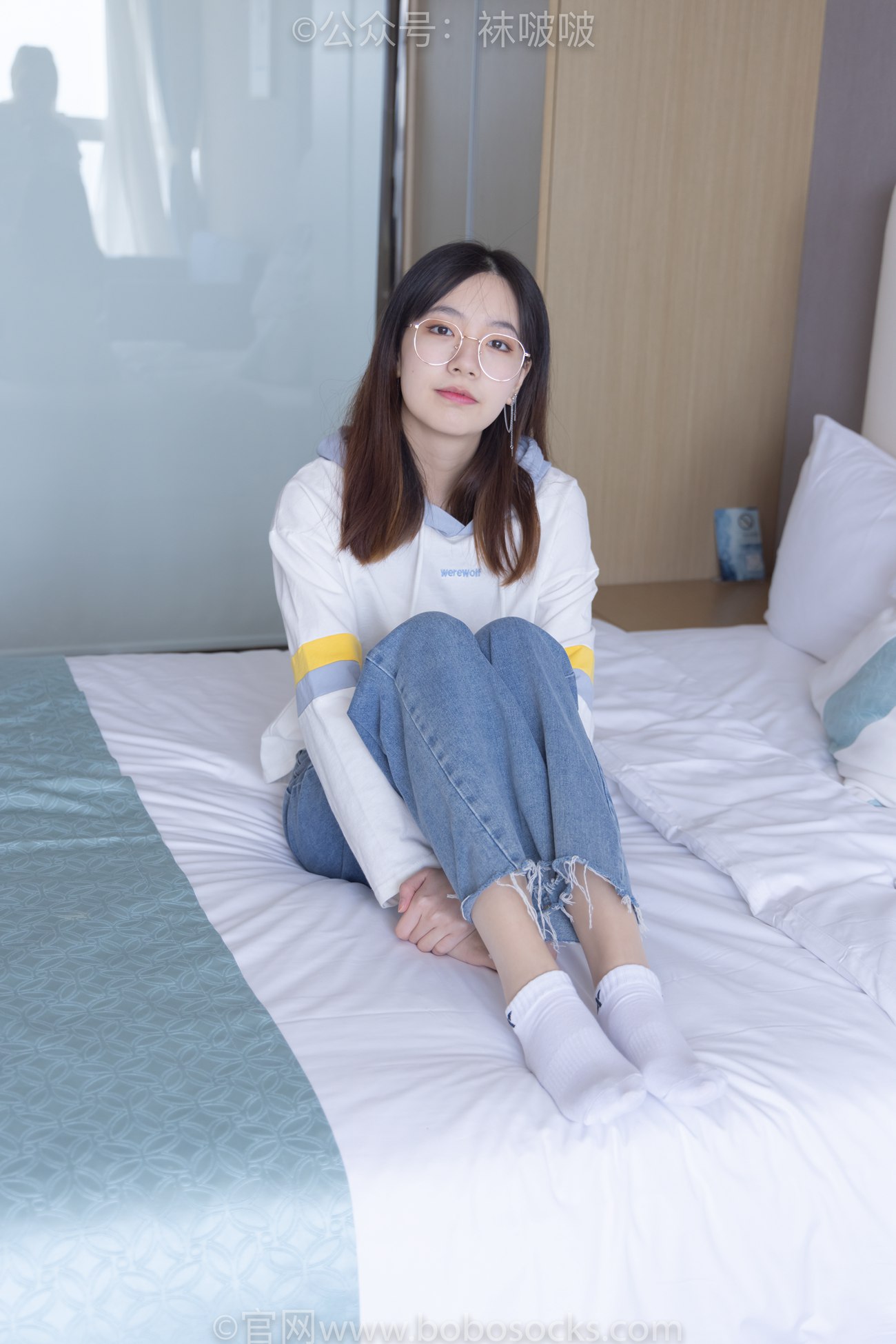 图片[42]-[BoBoSocks袜啵啵]NO.080 小甜豆-帆布鞋、白棉袜、肉丝（花絮版）[140P] – 速更版-美库