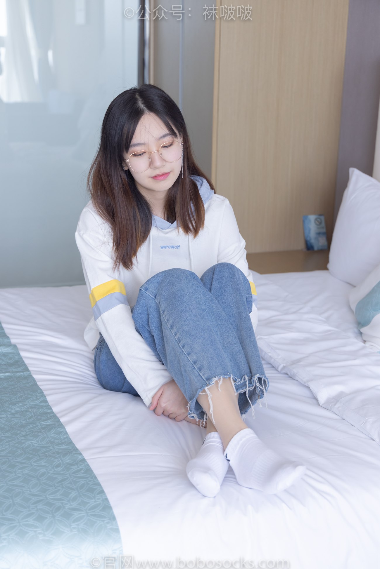 图片[43]-[BoBoSocks袜啵啵]NO.080 小甜豆-帆布鞋、白棉袜、肉丝（花絮版）[140P] – 速更版-美库