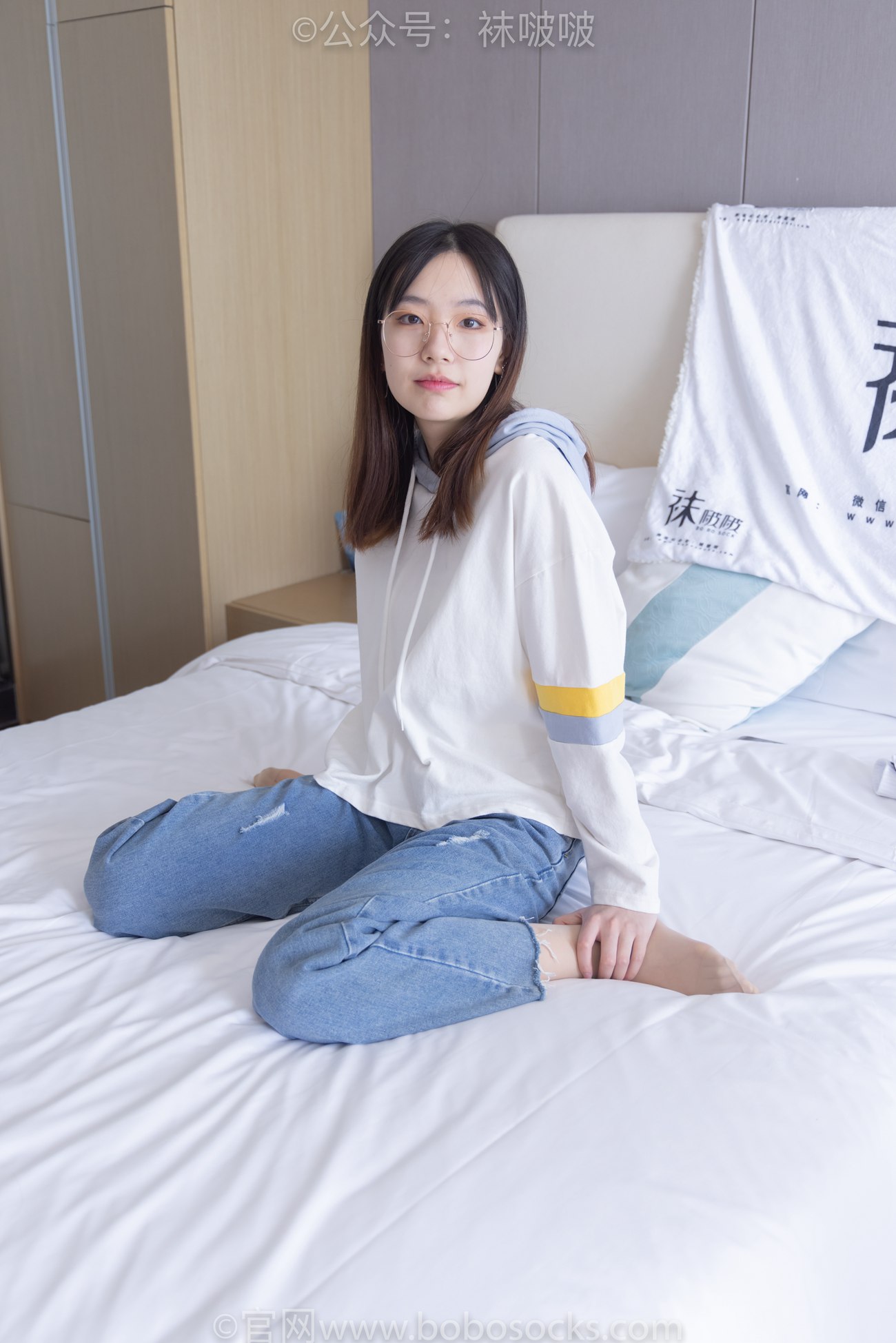 图片[93]-[BoBoSocks袜啵啵]NO.080 小甜豆-帆布鞋、白棉袜、肉丝（花絮版）[140P] – 速更版-美库