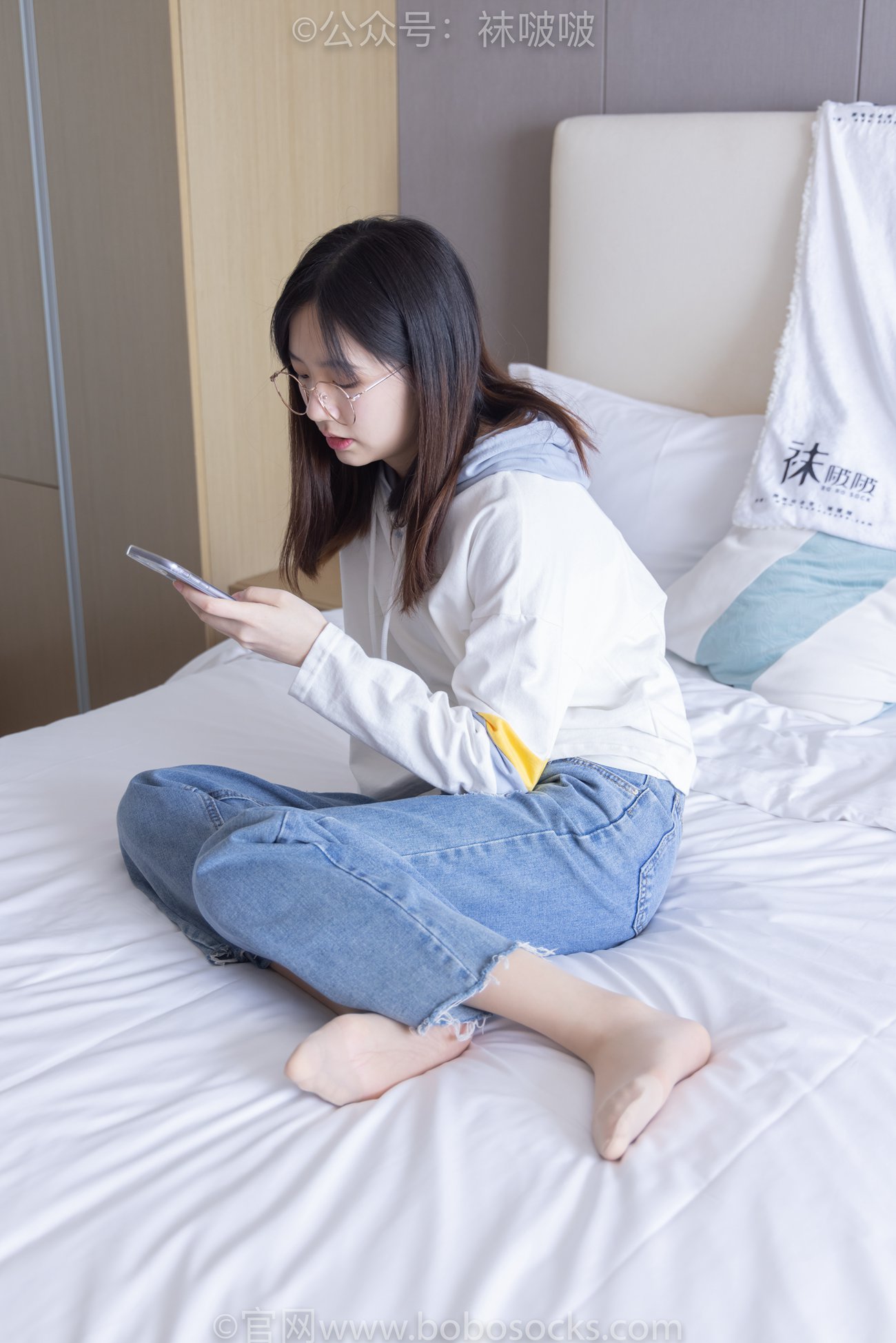 图片[100]-[BoBoSocks袜啵啵]NO.080 小甜豆-帆布鞋、白棉袜、肉丝（花絮版）[140P] – 速更版-美库