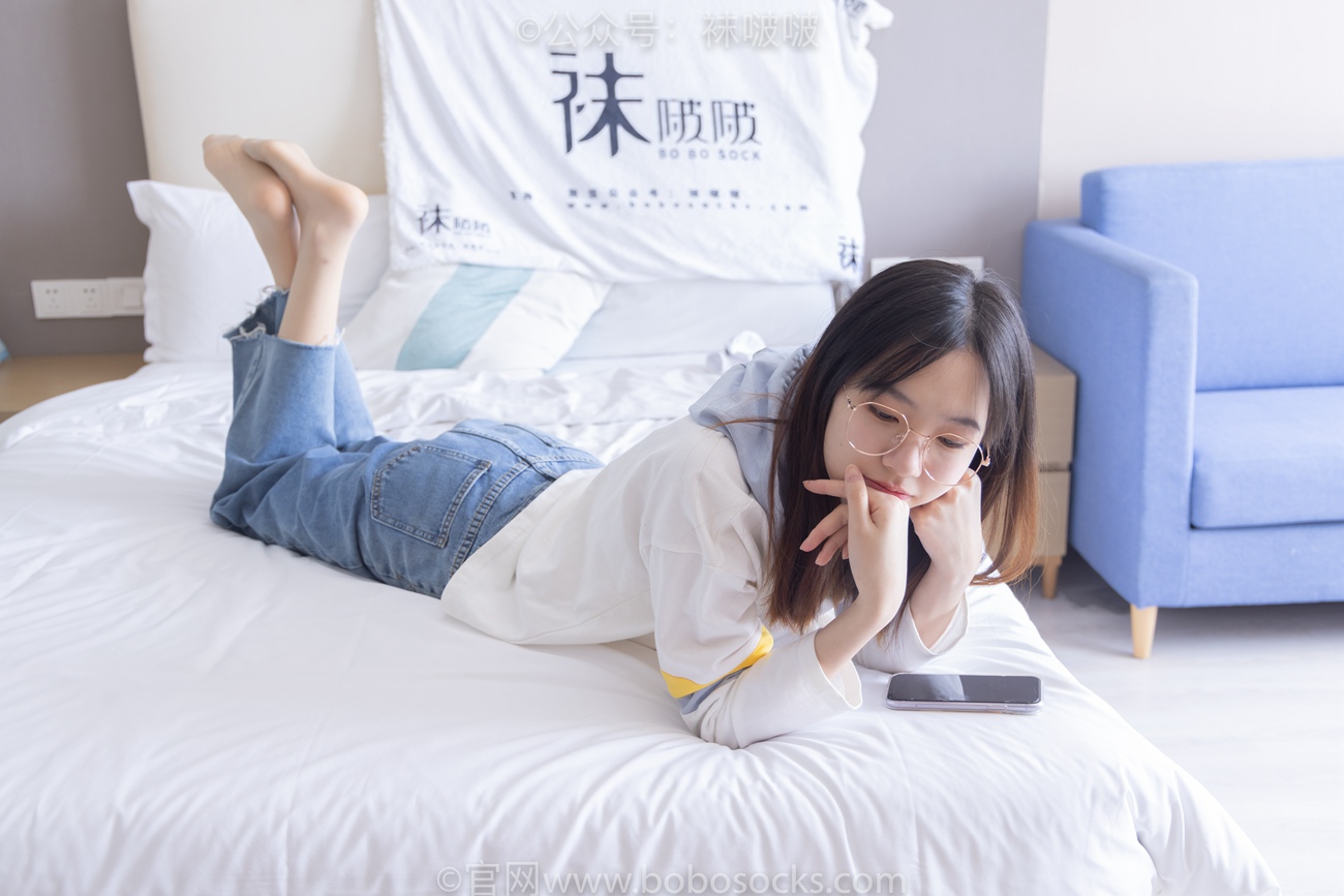 图片[102]-[BoBoSocks袜啵啵]NO.080 小甜豆-帆布鞋、白棉袜、肉丝（花絮版）[140P] – 速更版-美库