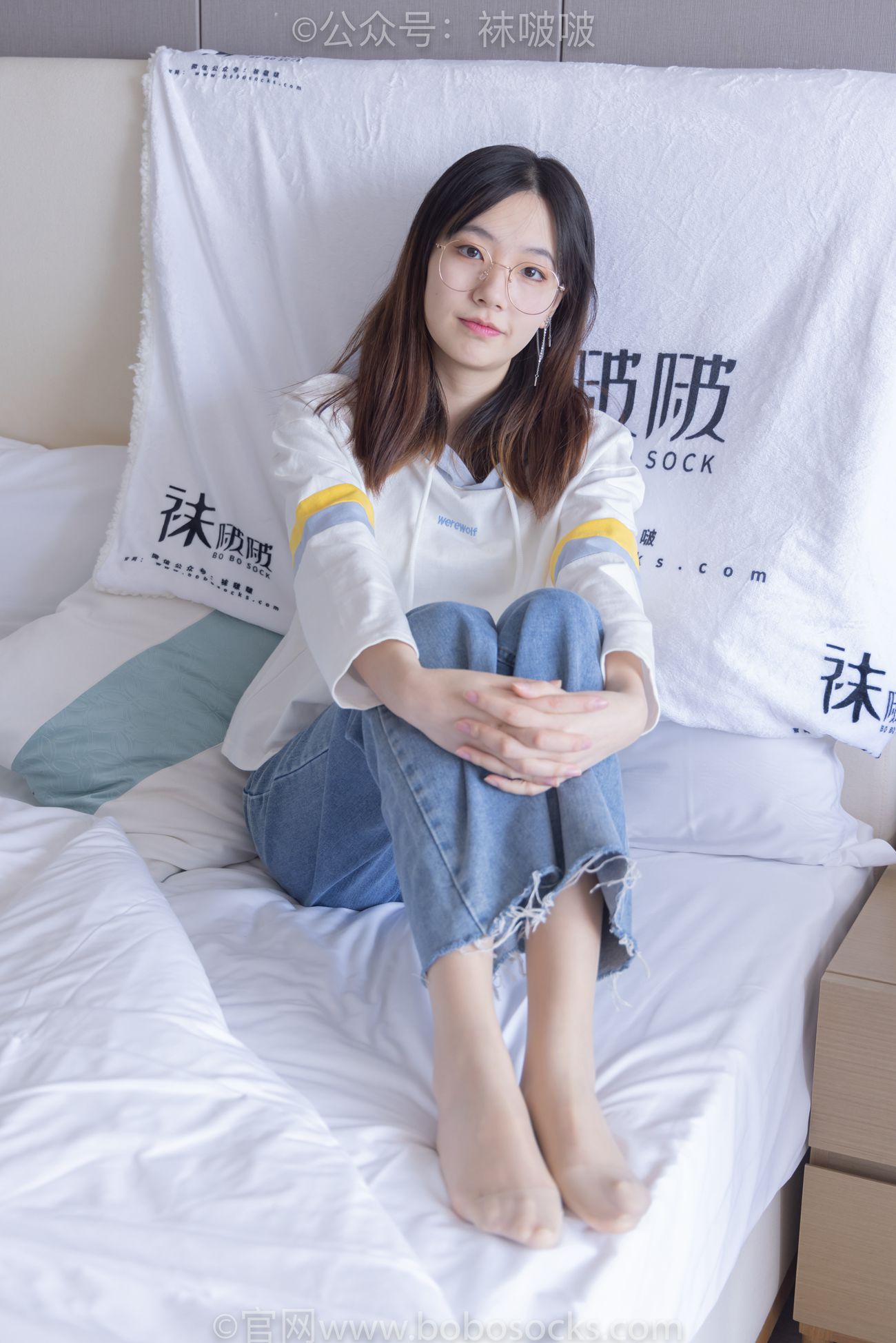 图片[129]-[BoBoSocks袜啵啵]NO.080 小甜豆-帆布鞋、白棉袜、肉丝（花絮版）[140P] – 速更版-美库