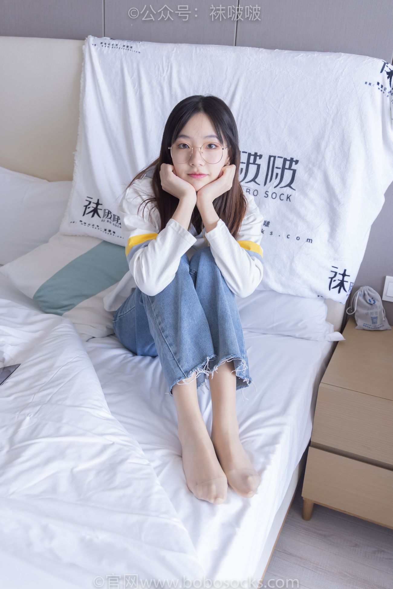 图片[130]-[BoBoSocks袜啵啵]NO.080 小甜豆-帆布鞋、白棉袜、肉丝（花絮版）[140P] – 速更版-美库