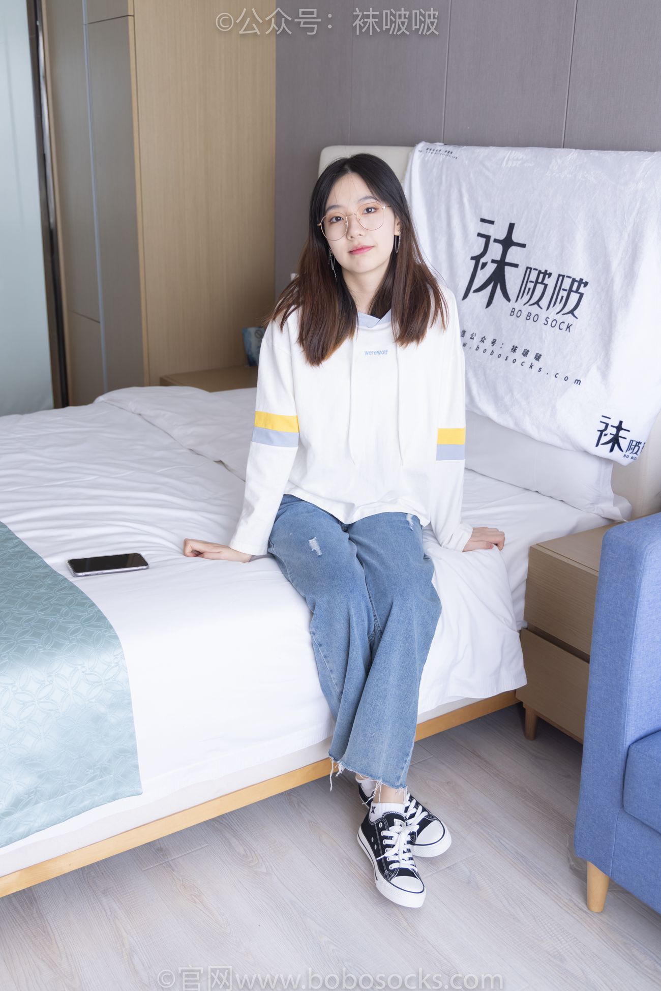 图片[132]-[BoBoSocks袜啵啵]NO.080 小甜豆-帆布鞋、白棉袜、肉丝（花絮版）[140P] – 速更版-美库