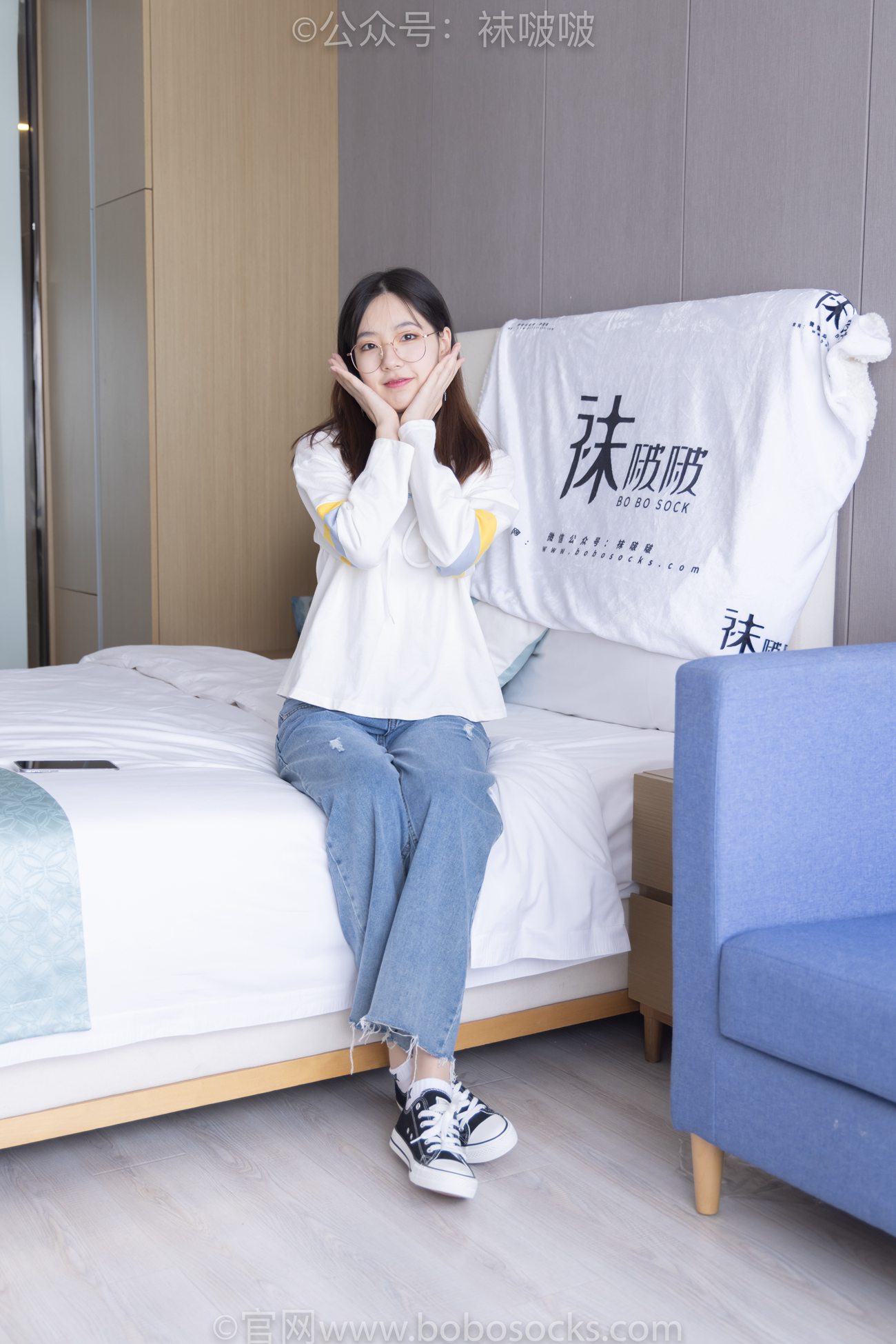 图片[134]-[BoBoSocks袜啵啵]NO.080 小甜豆-帆布鞋、白棉袜、肉丝（花絮版）[140P] – 速更版-美库