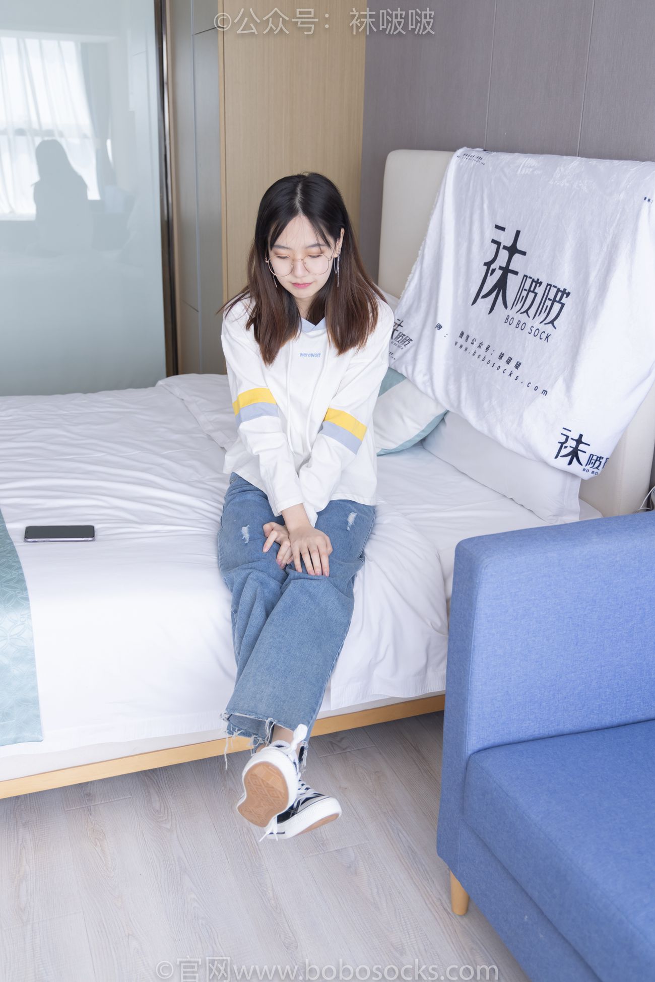 图片[135]-[BoBoSocks袜啵啵]NO.080 小甜豆-帆布鞋、白棉袜、肉丝（花絮版）[140P] – 速更版-美库