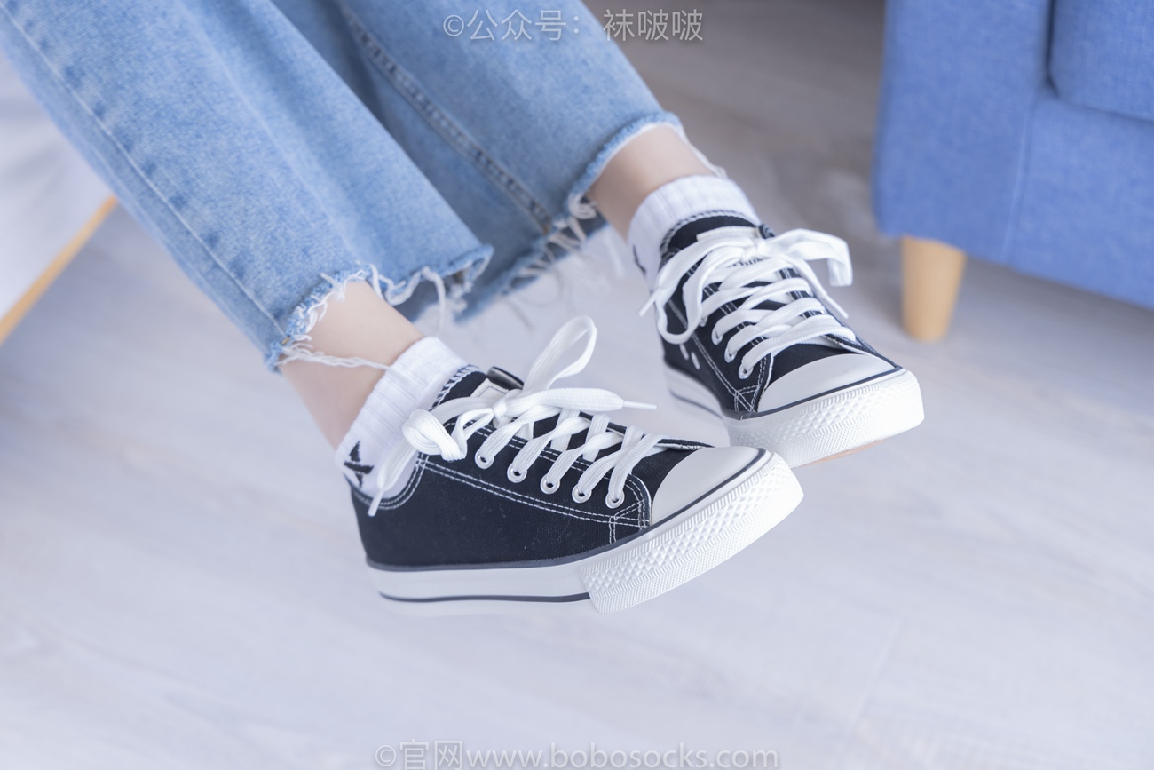 图片[136]-[BoBoSocks袜啵啵]NO.080 小甜豆-帆布鞋、白棉袜、肉丝（花絮版）[140P] – 速更版-美库