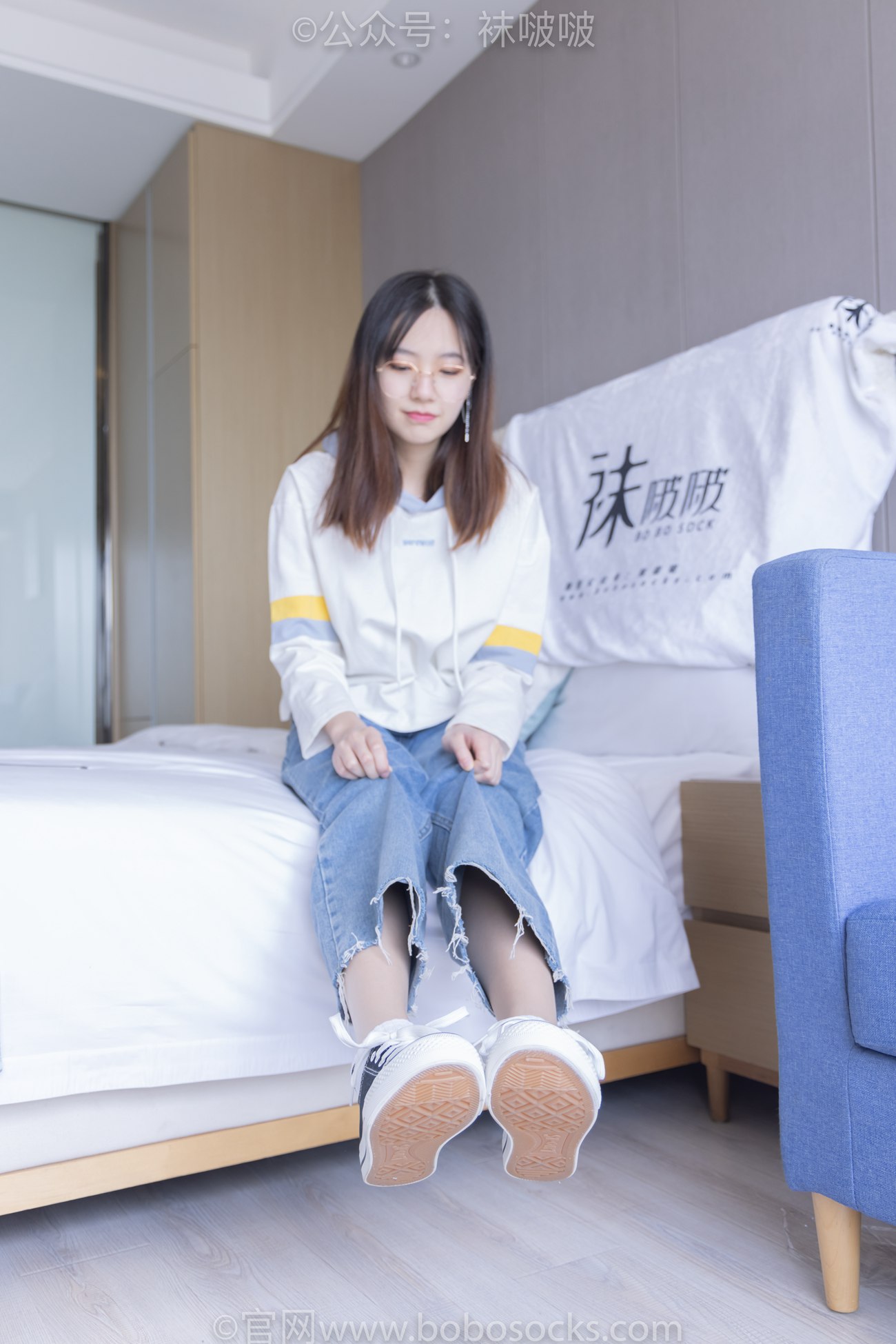 图片[137]-[BoBoSocks袜啵啵]NO.080 小甜豆-帆布鞋、白棉袜、肉丝（花絮版）[140P] – 速更版-美库