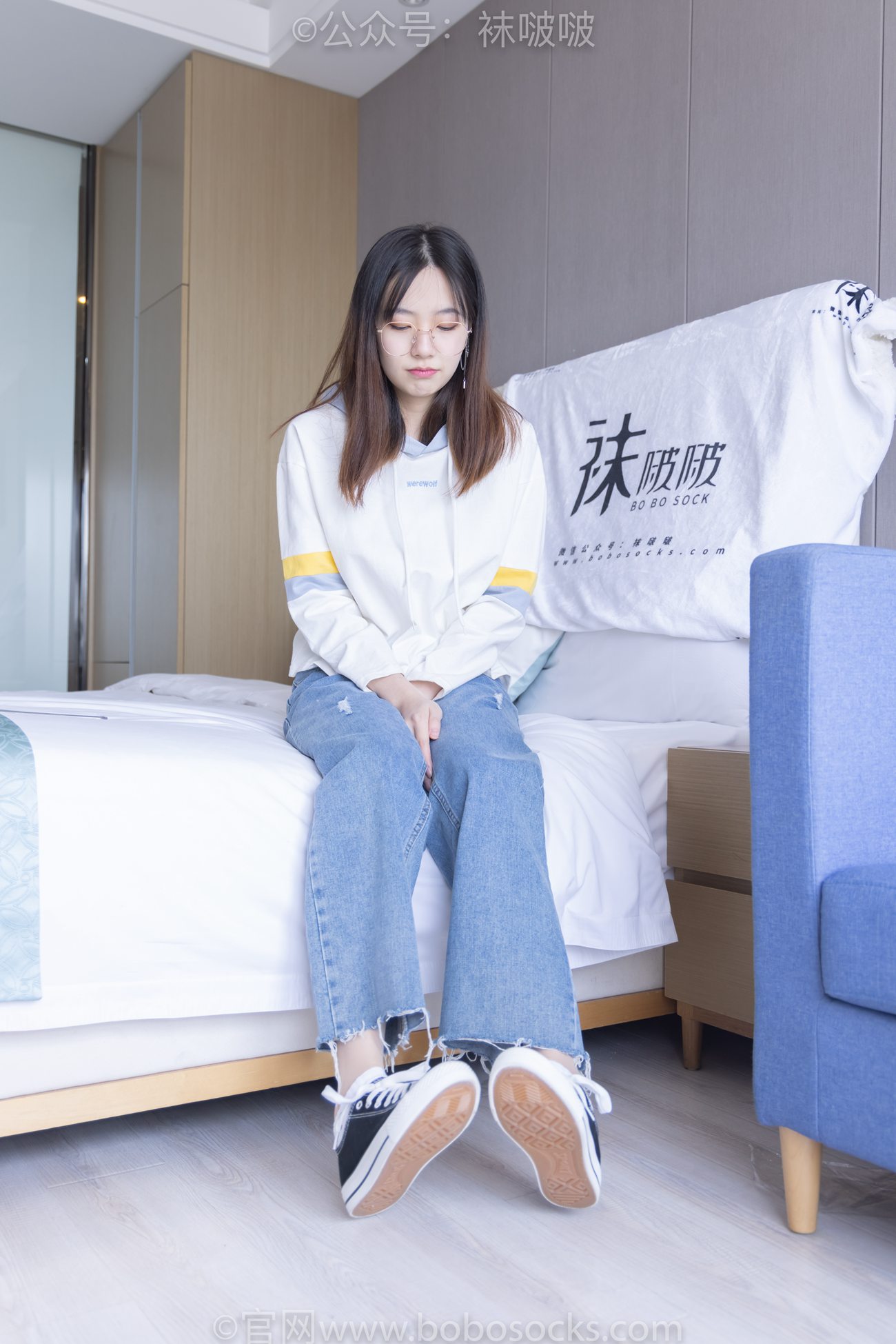 图片[140]-[BoBoSocks袜啵啵]NO.080 小甜豆-帆布鞋、白棉袜、肉丝（花絮版）[140P] – 速更版-美库