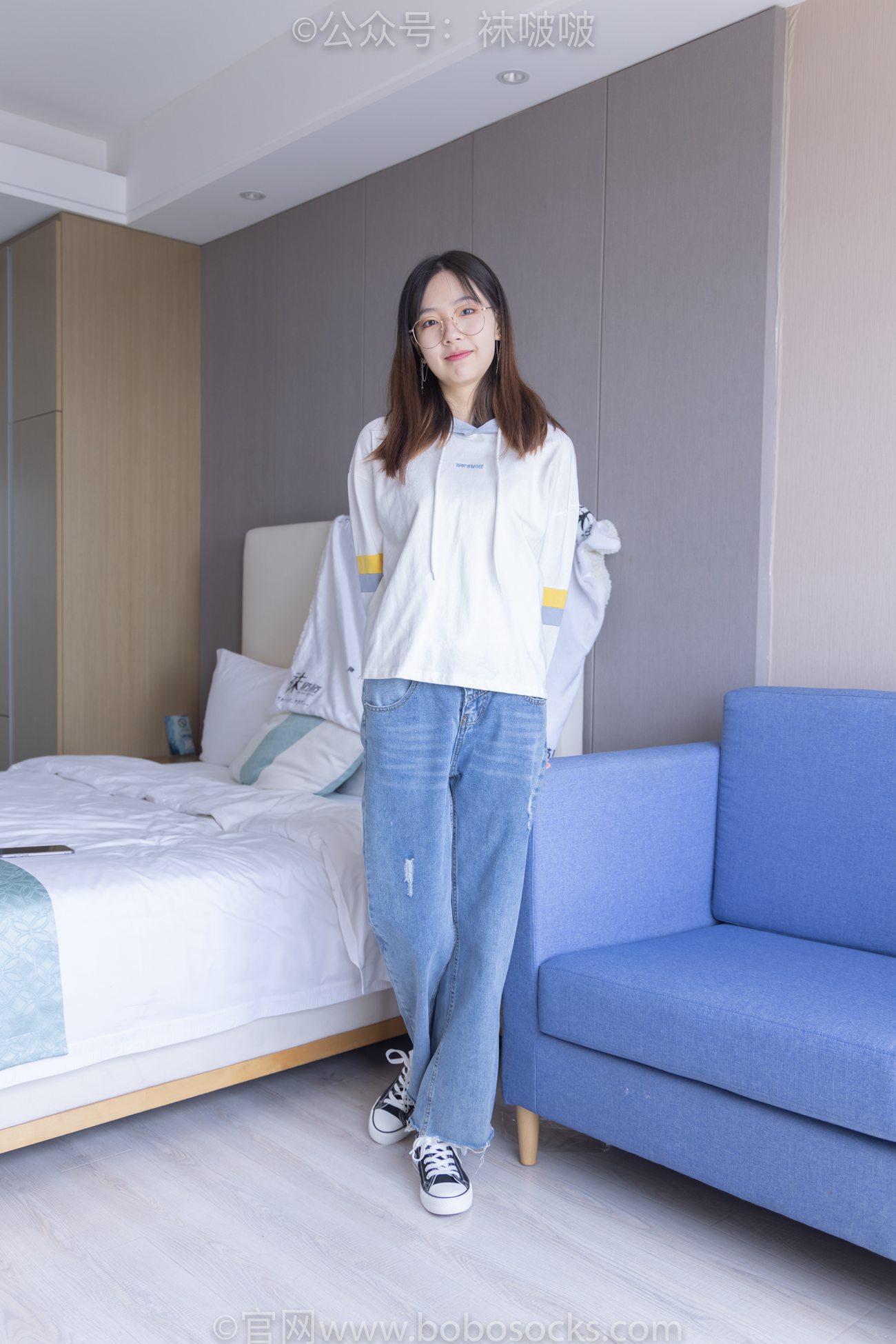 图片[141]-[BoBoSocks袜啵啵]NO.080 小甜豆-帆布鞋、白棉袜、肉丝（花絮版）[140P] – 速更版-美库