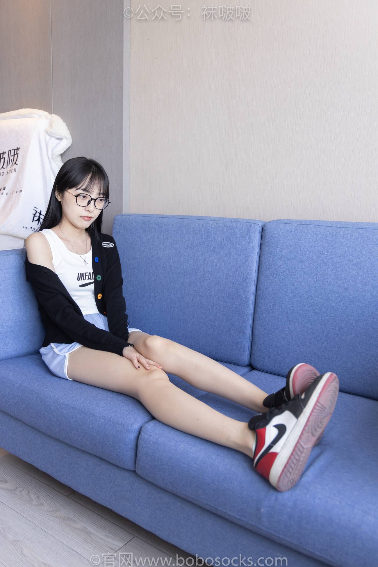 图片[12]-[BoBoSocks袜啵啵]NO.081 稚予- AJ、浅黄色短棉袜、浅蓝色短棉袜、裸足（花絮版）[145P] – 速更版-美库