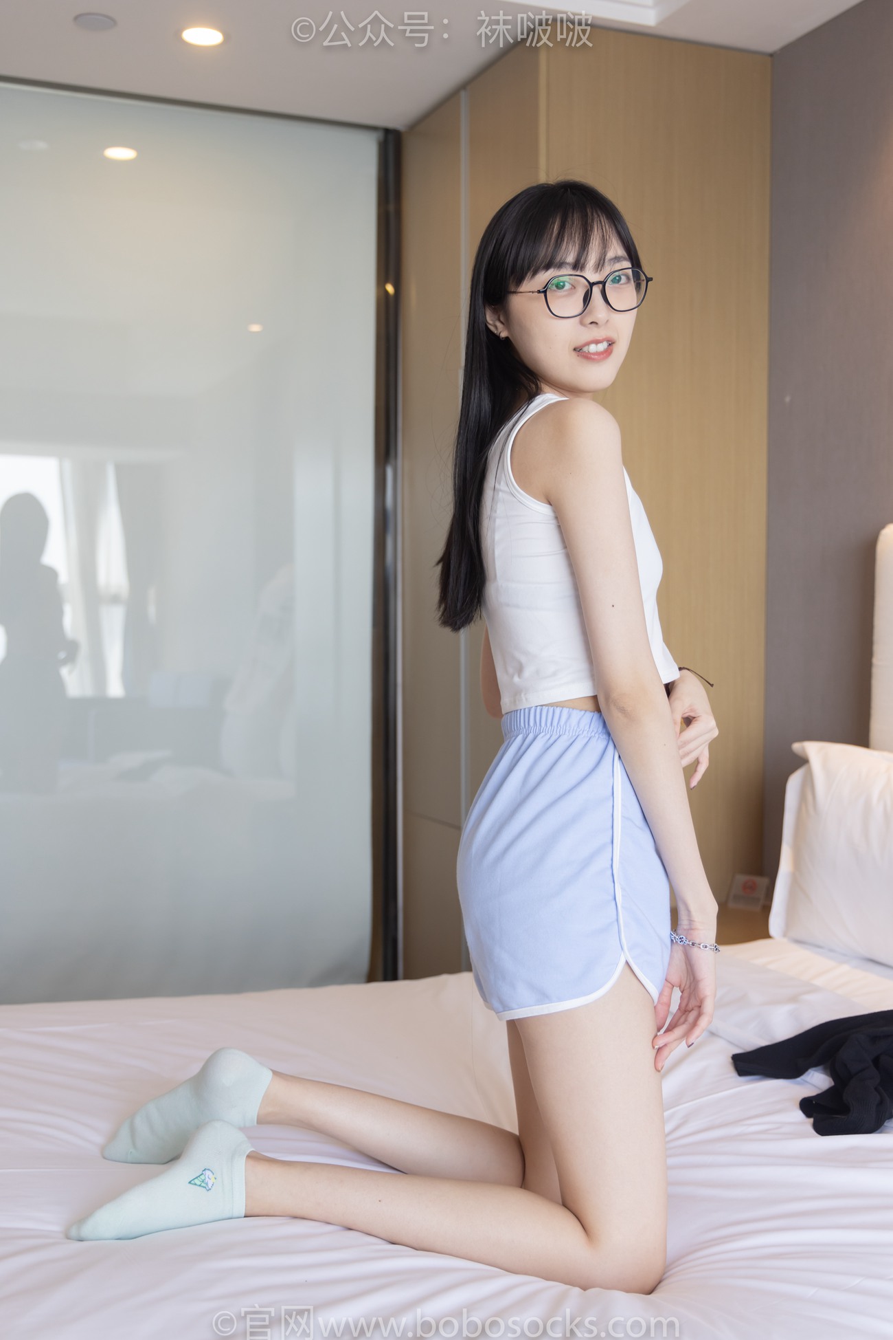 图片[29]-[BoBoSocks袜啵啵]NO.081 稚予- AJ、浅黄色短棉袜、浅蓝色短棉袜、裸足（花絮版）[145P] – 速更版-美库