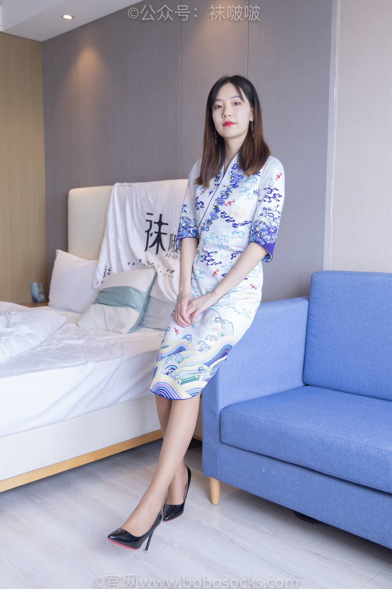 图片[65]-[BoBoSocks袜啵啵]NO.082 小甜豆-旗袍、皮底鞋、高跟鞋、肉丝[140P] – 速更版-美库