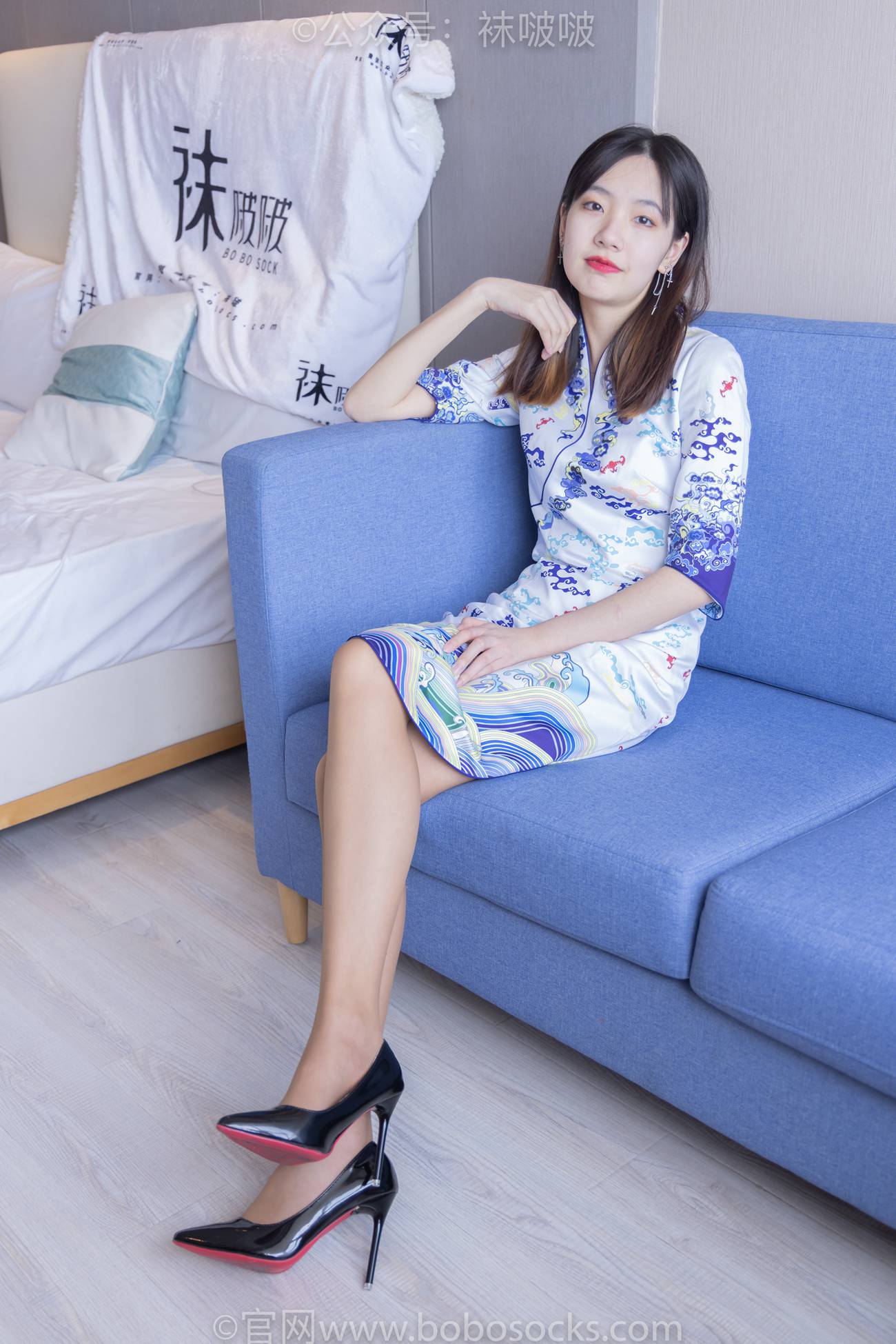 图片[71]-[BoBoSocks袜啵啵]NO.082 小甜豆-旗袍、皮底鞋、高跟鞋、肉丝[140P] – 速更版-美库