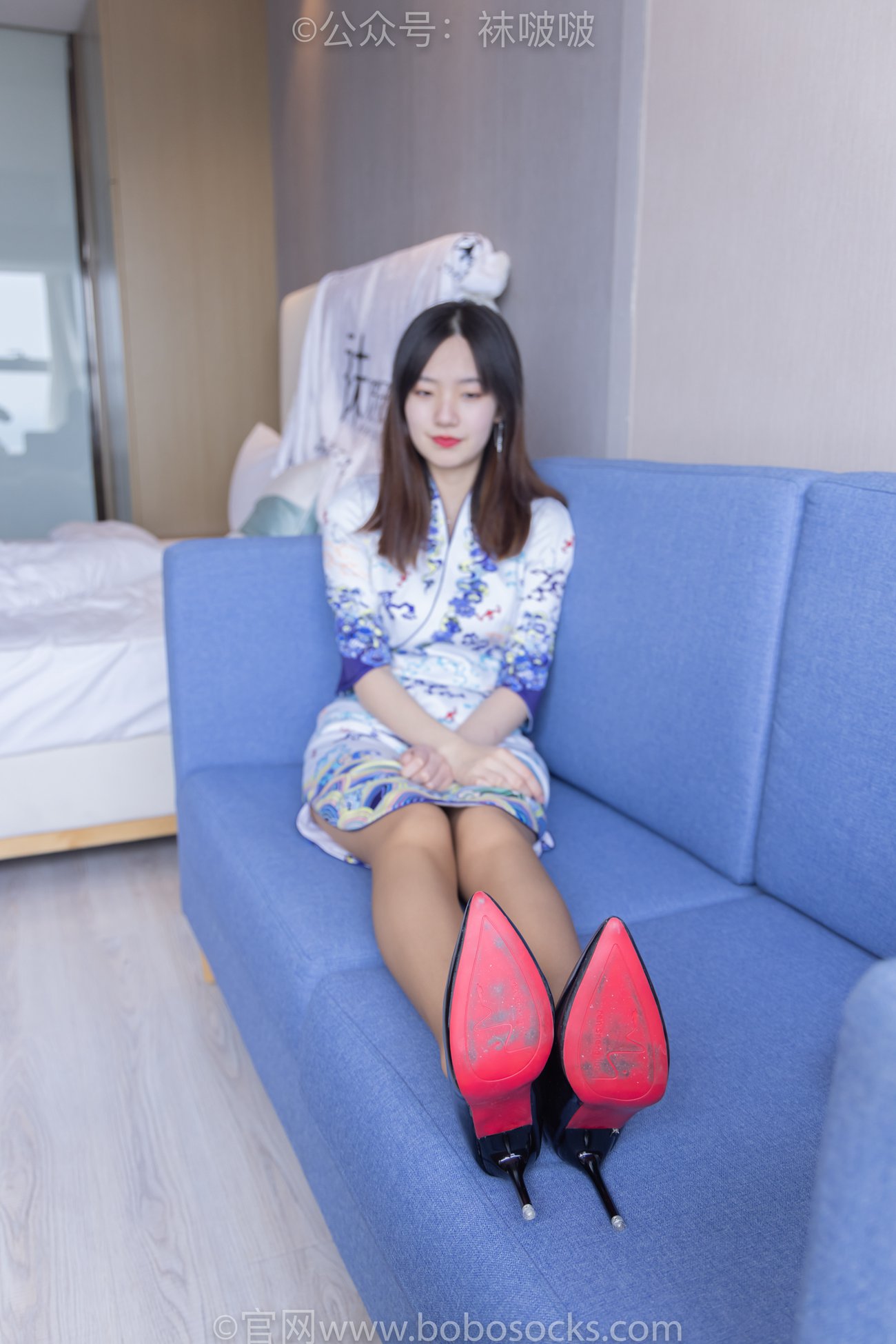 图片[73]-[BoBoSocks袜啵啵]NO.082 小甜豆-旗袍、皮底鞋、高跟鞋、肉丝[140P] – 速更版-美库