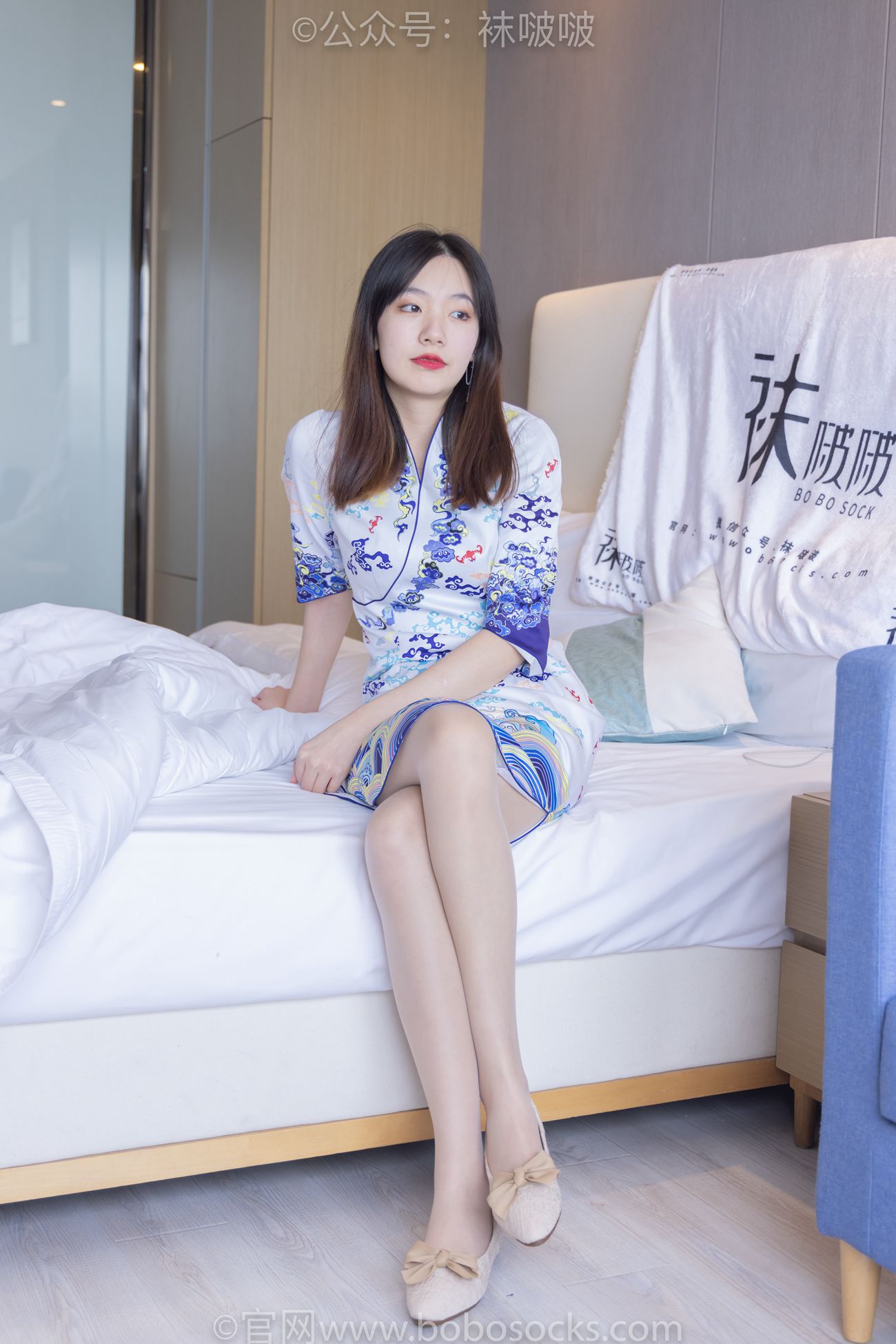 图片[133]-[BoBoSocks袜啵啵]NO.082 小甜豆-旗袍、皮底鞋、高跟鞋、肉丝[140P] – 速更版-美库