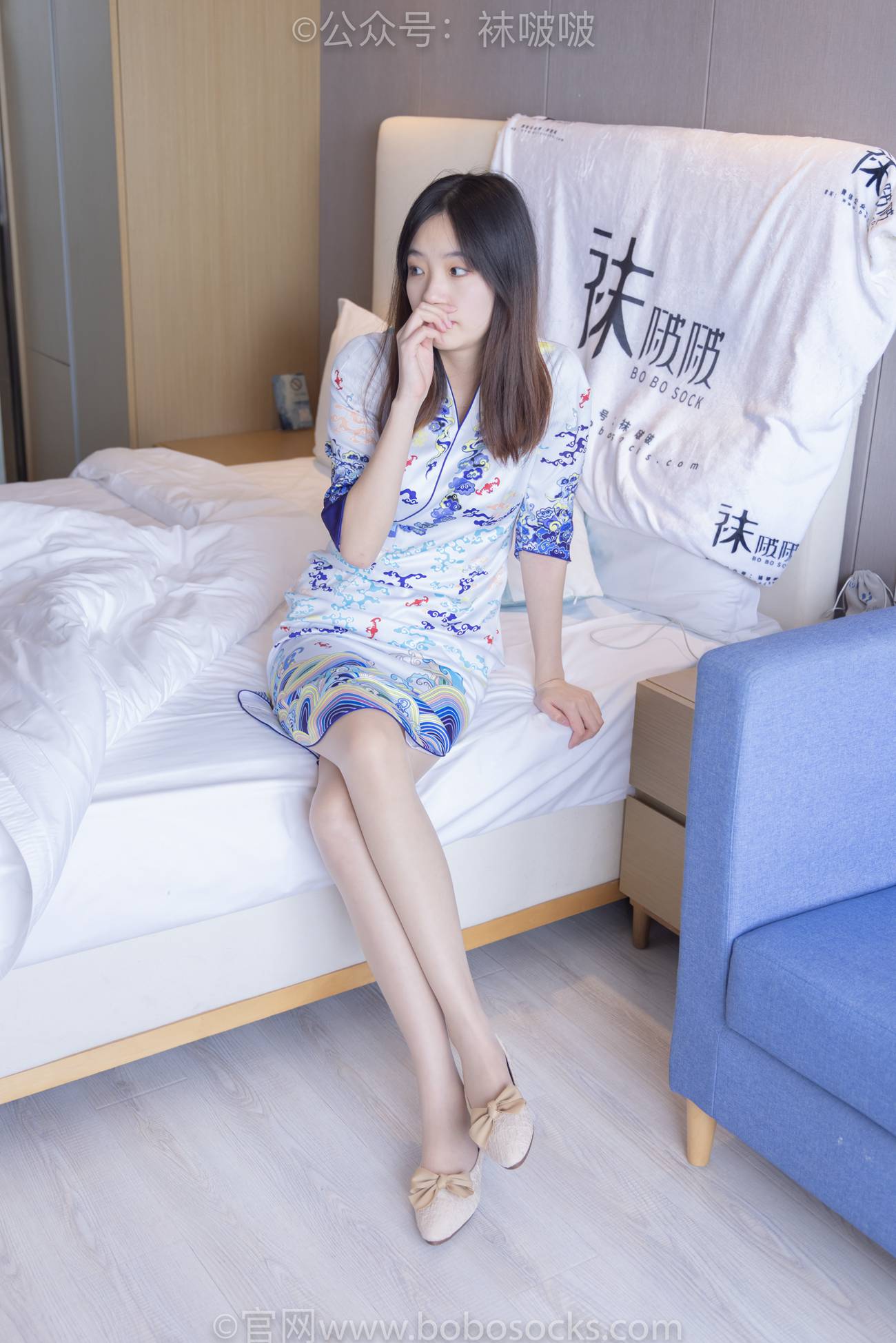 图片[134]-[BoBoSocks袜啵啵]NO.082 小甜豆-旗袍、皮底鞋、高跟鞋、肉丝[140P] – 速更版-美库