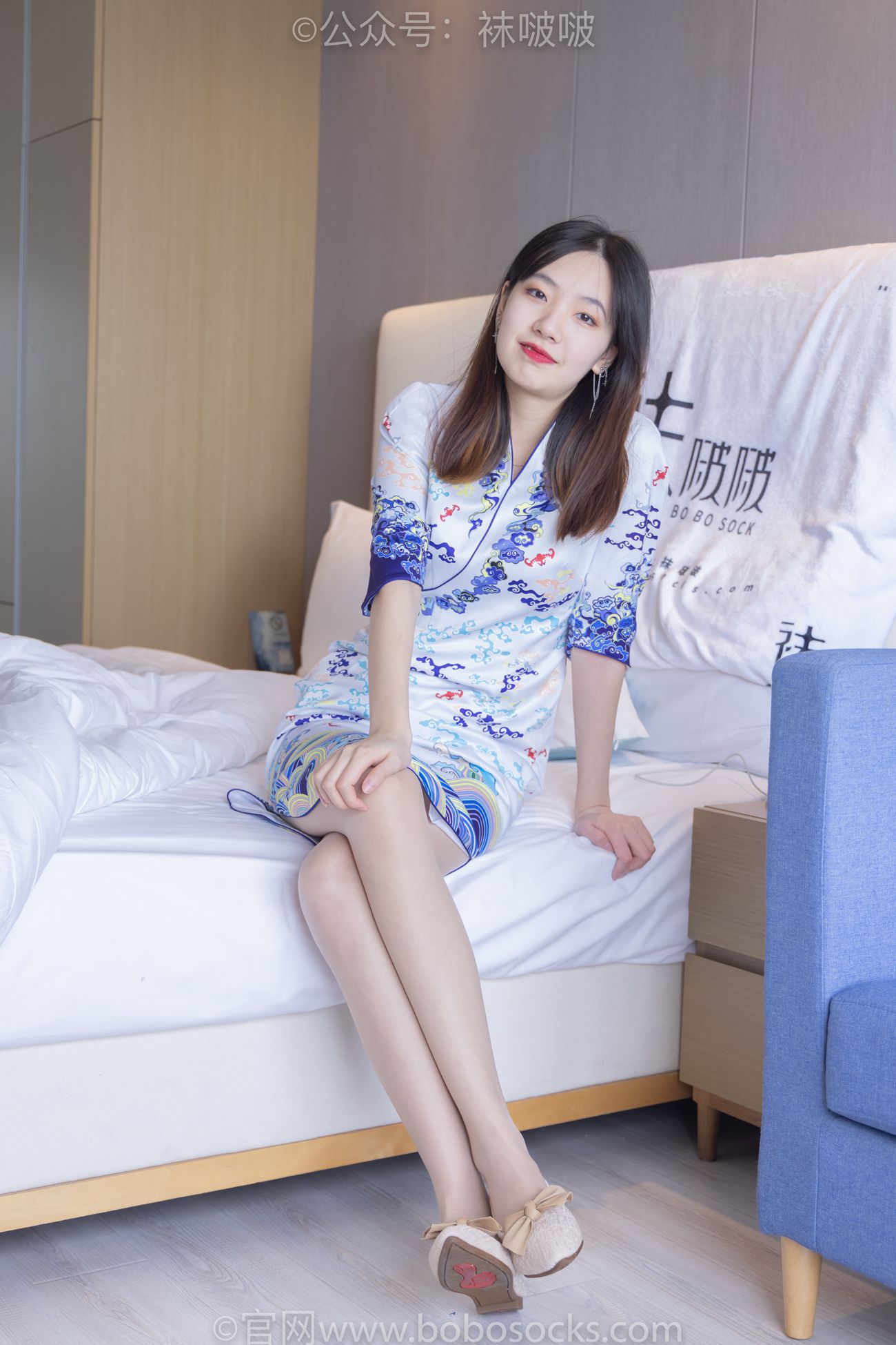 图片[137]-[BoBoSocks袜啵啵]NO.082 小甜豆-旗袍、皮底鞋、高跟鞋、肉丝[140P] – 速更版-美库