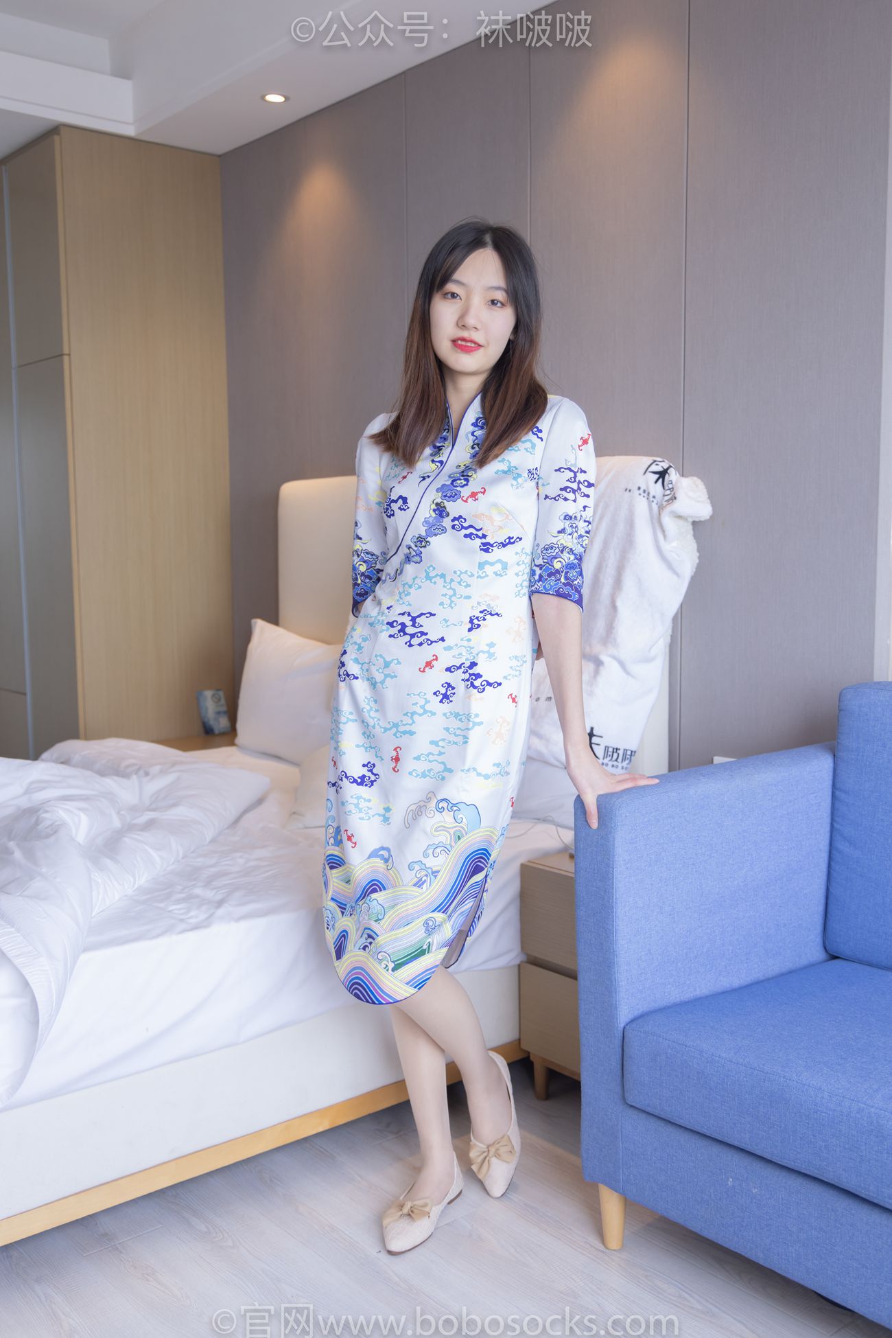 图片[139]-[BoBoSocks袜啵啵]NO.082 小甜豆-旗袍、皮底鞋、高跟鞋、肉丝[140P] – 速更版-美库