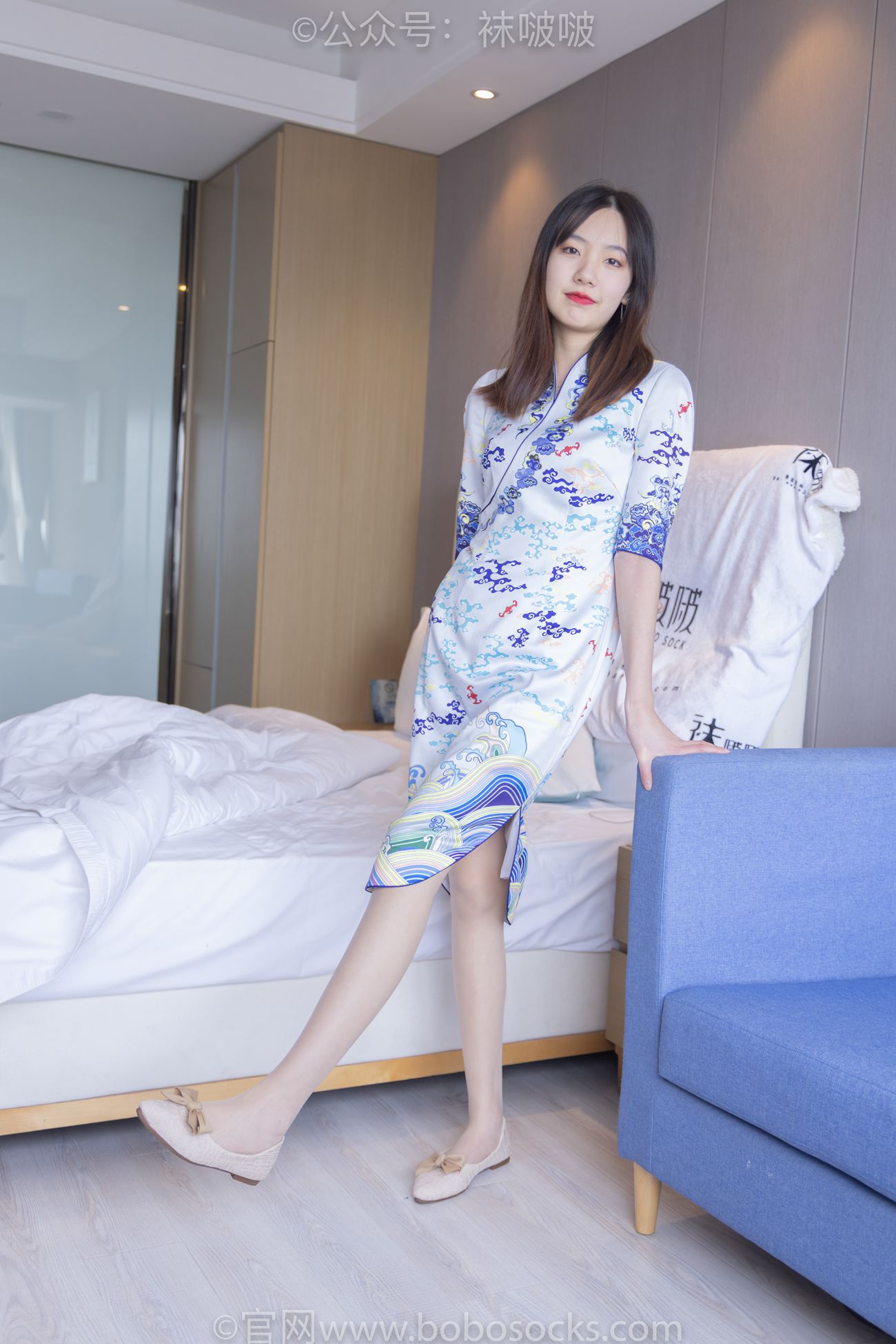 图片[140]-[BoBoSocks袜啵啵]NO.082 小甜豆-旗袍、皮底鞋、高跟鞋、肉丝[140P] – 速更版-美库