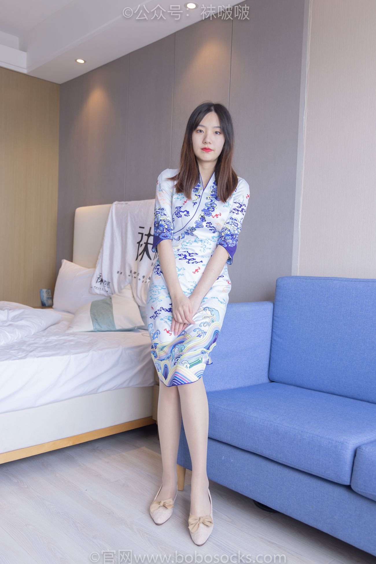 图片[141]-[BoBoSocks袜啵啵]NO.082 小甜豆-旗袍、皮底鞋、高跟鞋、肉丝[140P] – 速更版-美库