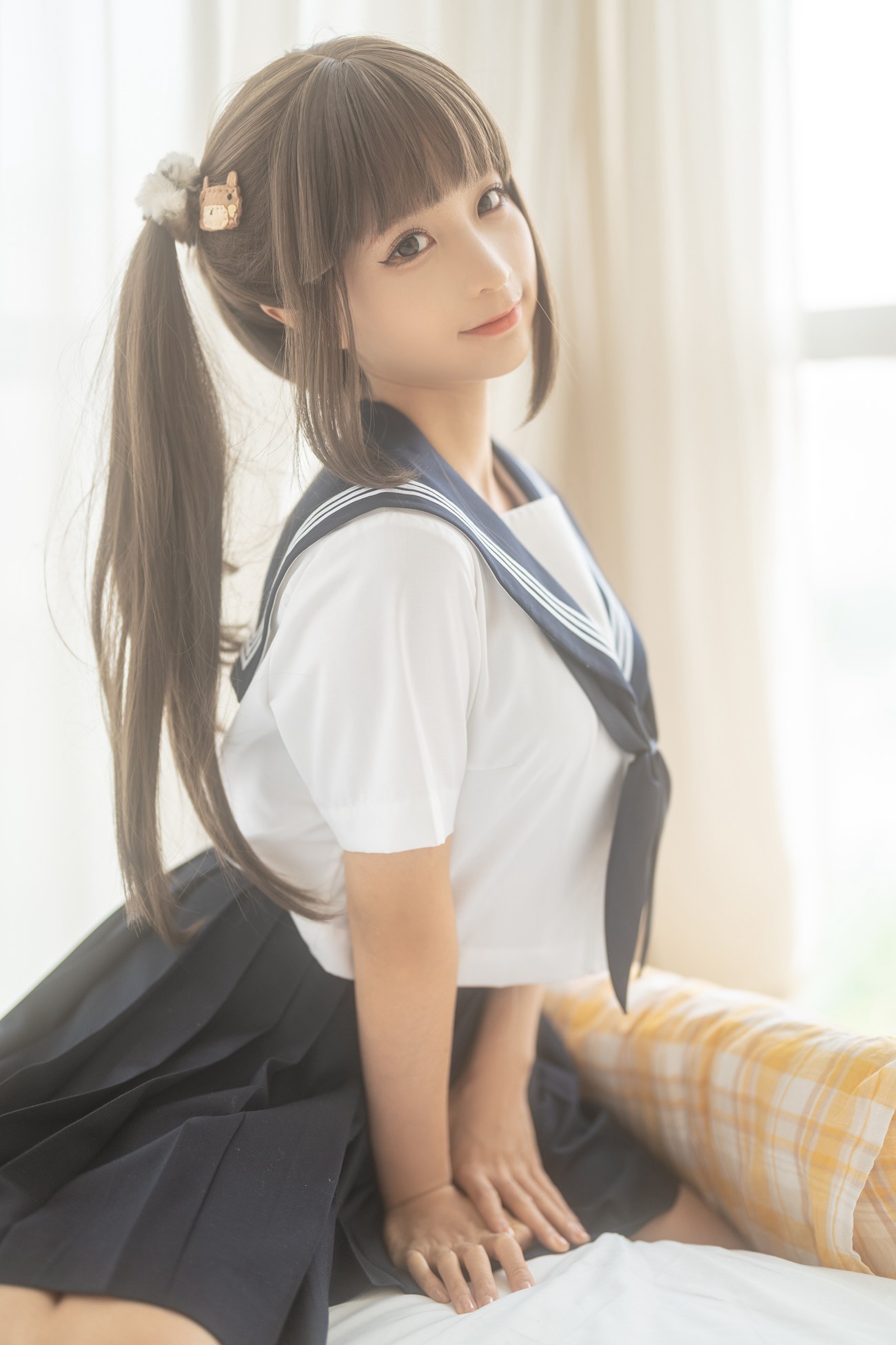 图片[10]-蠢沫沫 –  被窝JK [15P] – 速更版-美库