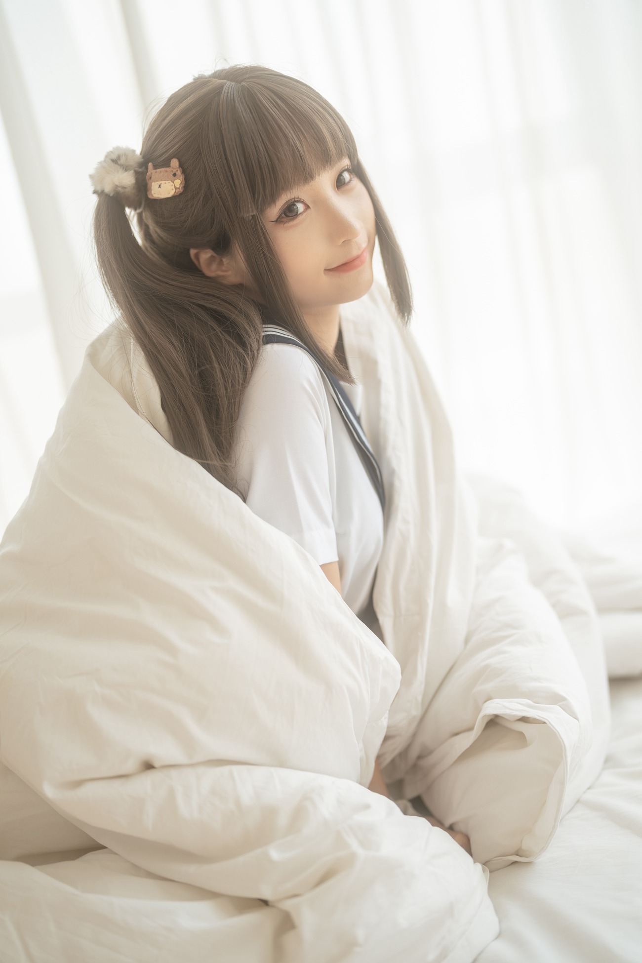 图片[11]-蠢沫沫 –  被窝JK [15P] – 速更版-美库