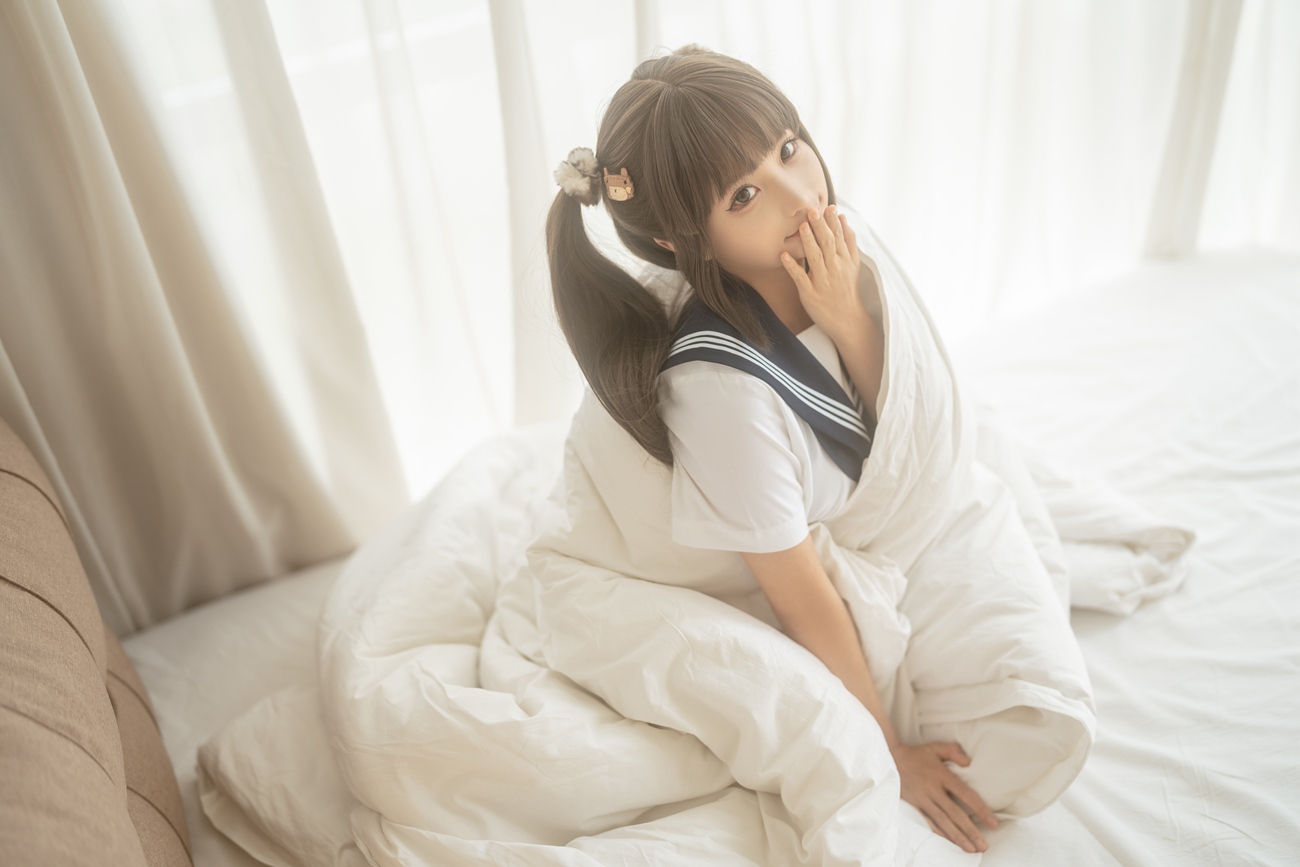 图片[12]-蠢沫沫 –  被窝JK [15P] – 速更版-美库