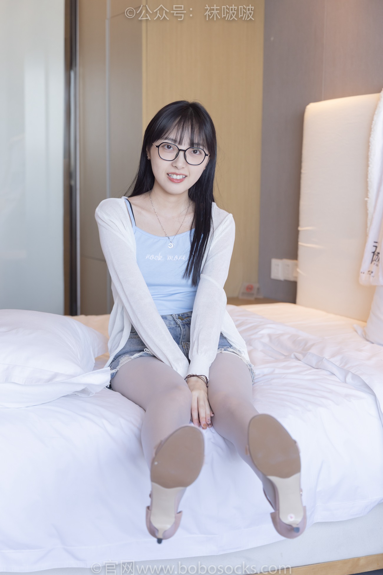 图片[27]-[BoBoSocks袜啵啵]NO.083 稚予-高跟鞋、凉鞋、白丝、裸足涂白色指甲油剧情[140P] – 速更版-美库